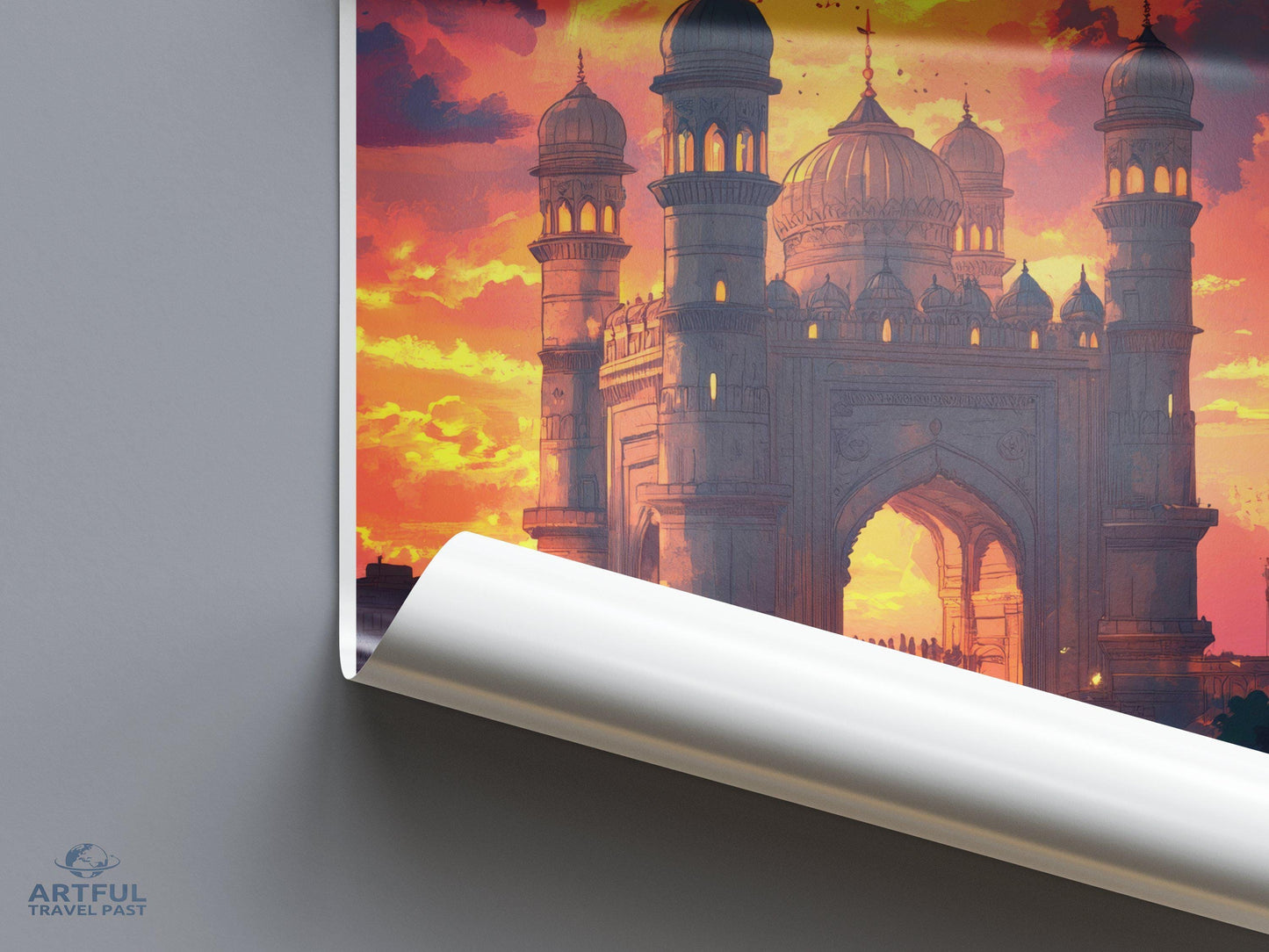 Hyderabad Poster | Telangana Wall Art | India Decor