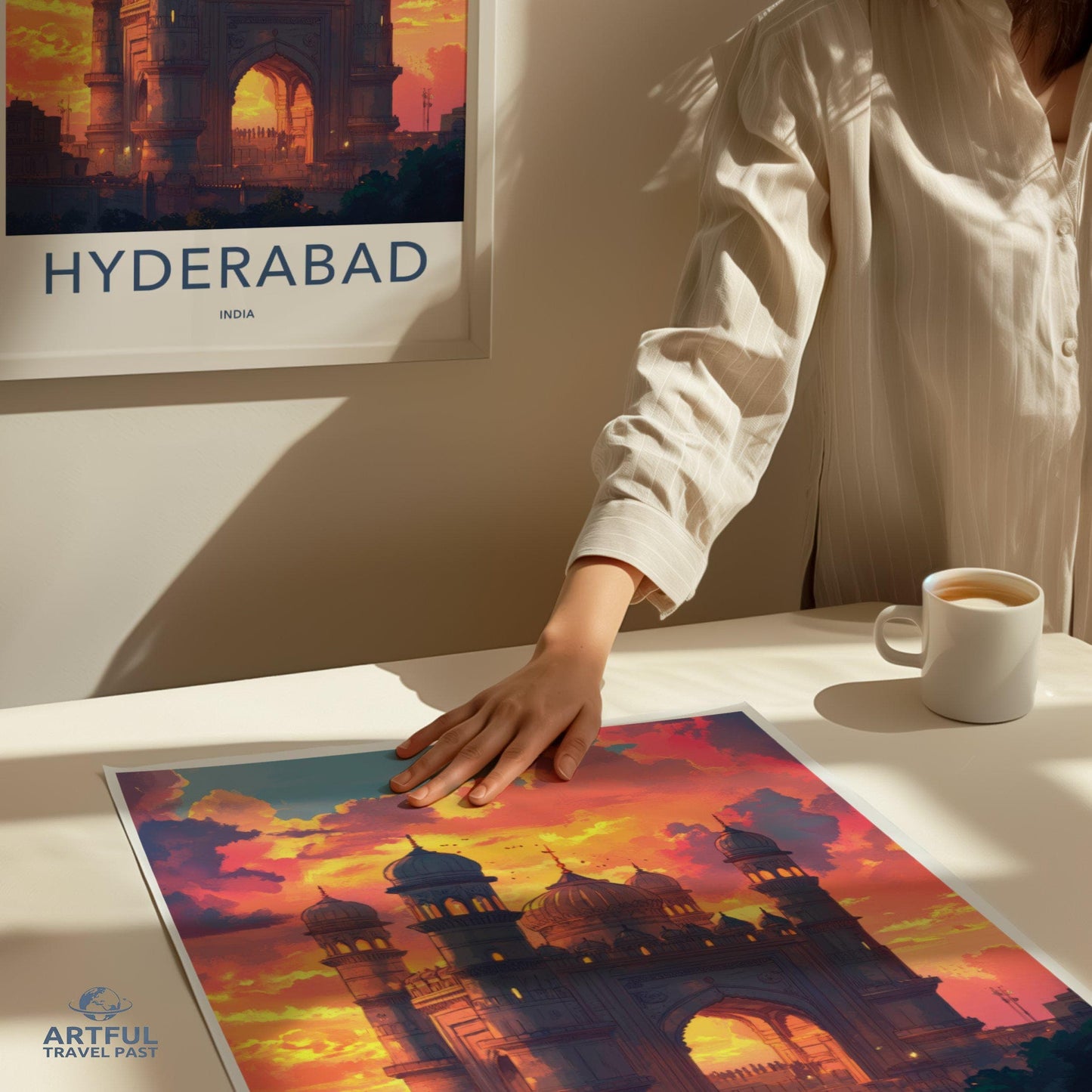Hyderabad Poster | Telangana Wall Art | India Decor