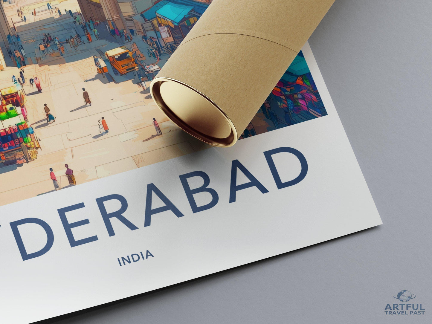 Hyderabad Poster | Telangana Wall Art | India Decor
