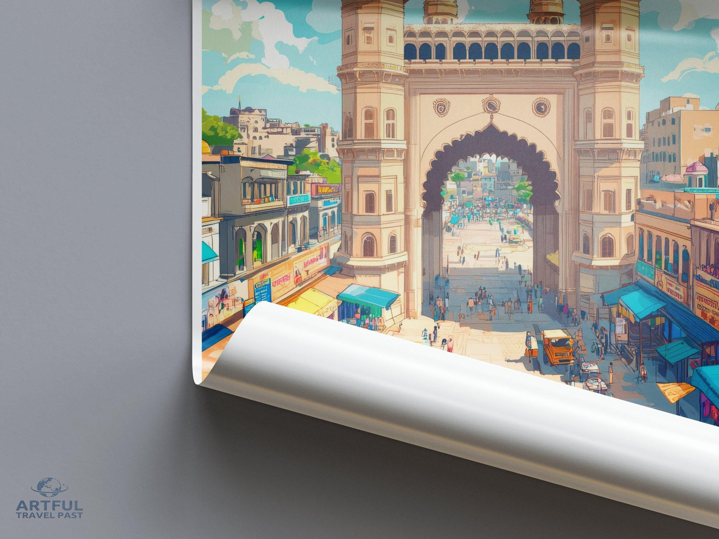 Hyderabad Poster | Telangana Wall Art | India Decor