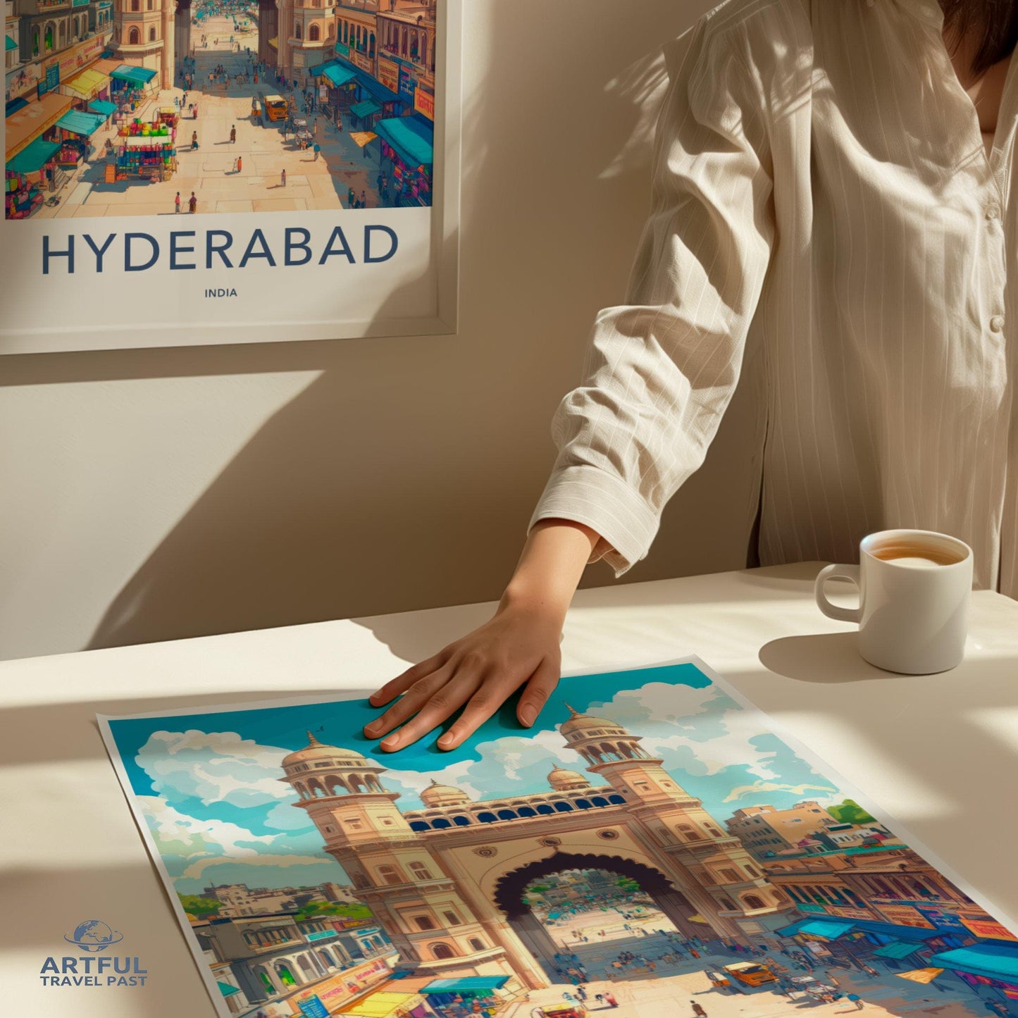 Hyderabad Poster | Telangana Wall Art | India Decor