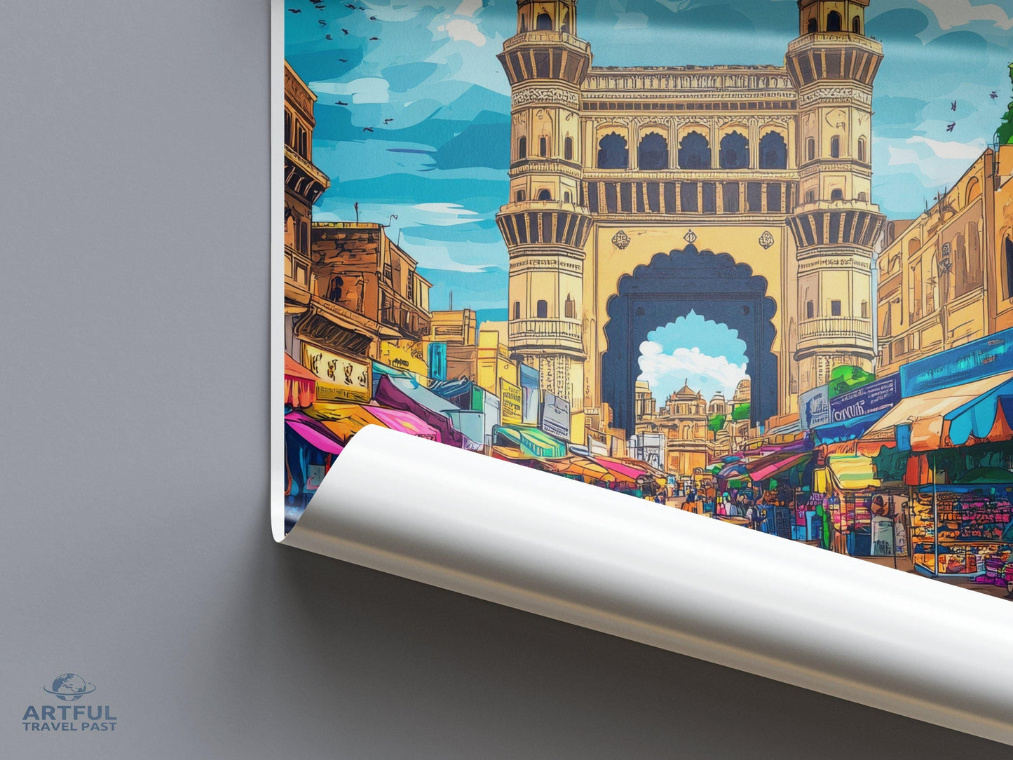 Hyderabad Poster | Telangana Wall Art | India Decor