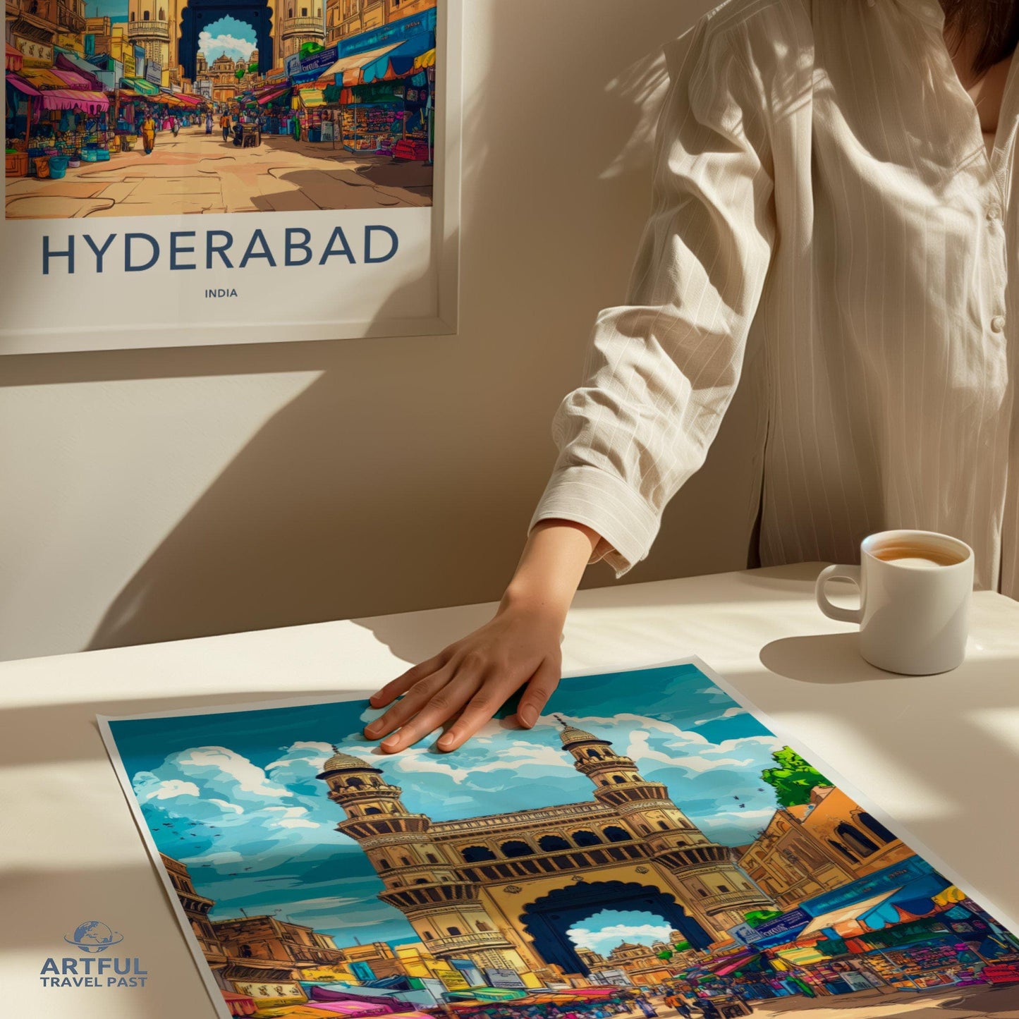 Hyderabad Poster | Telangana Wall Art | India Decor