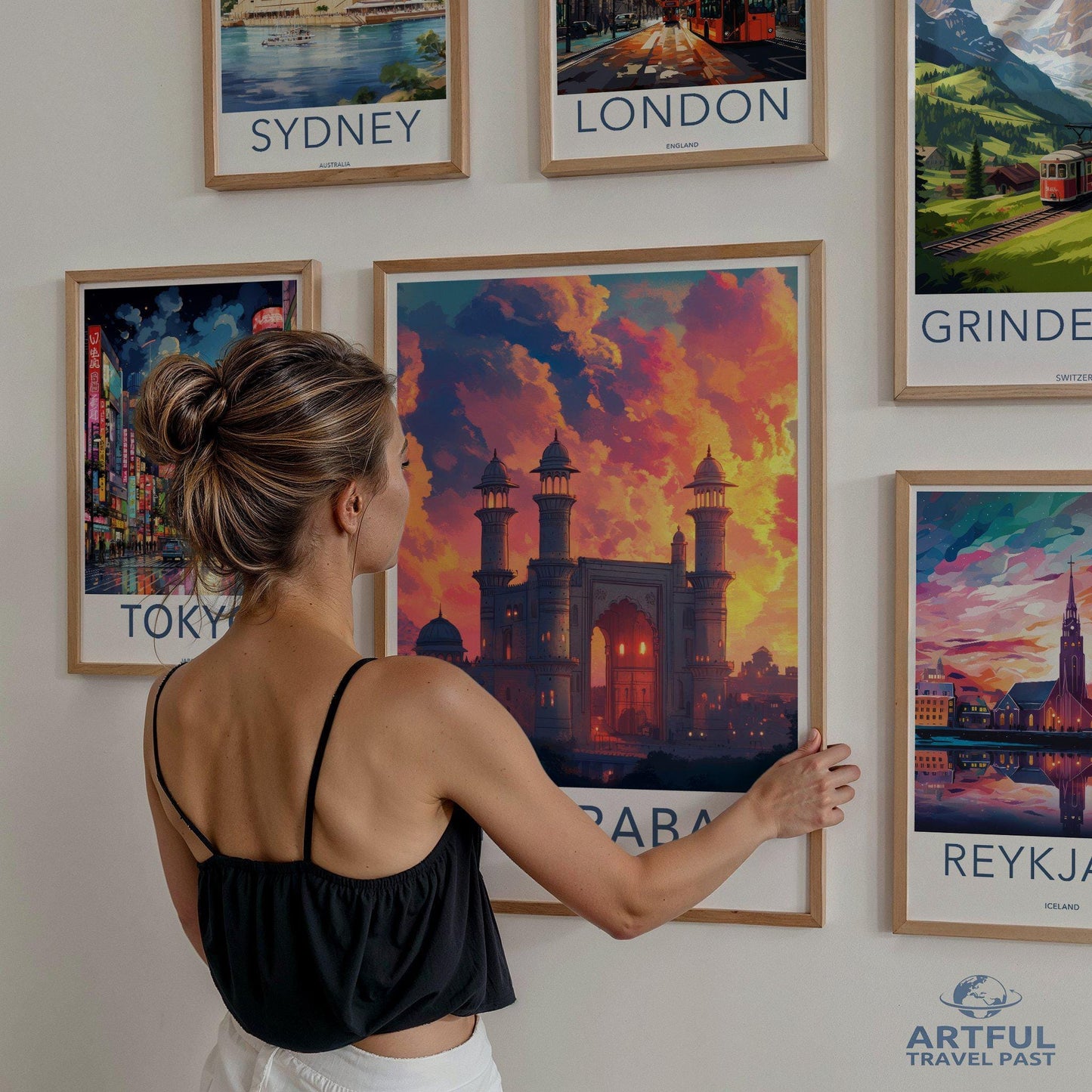 Hyderabad Poster | Telangana Wall Art | India Decor