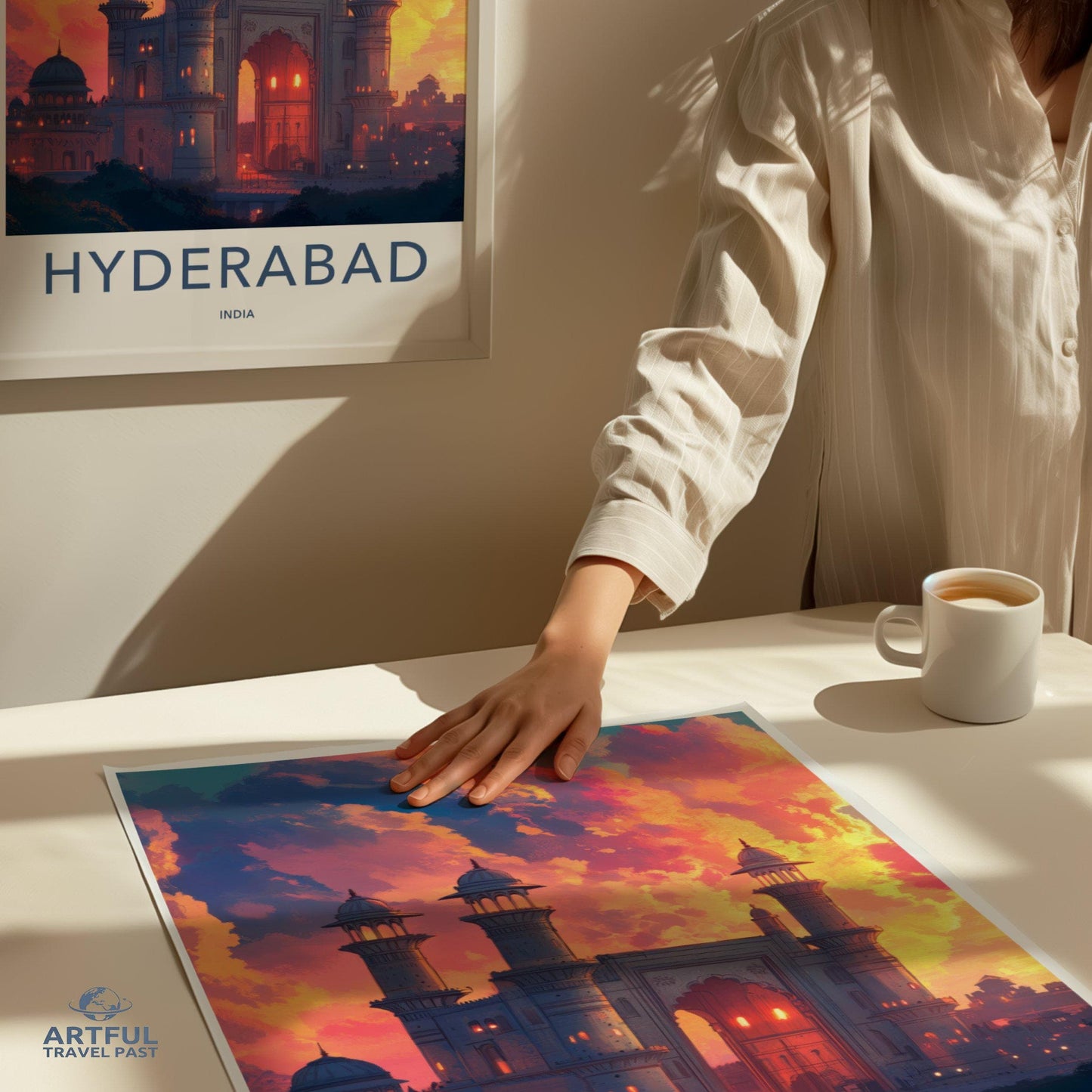 Hyderabad Poster | Telangana Wall Art | India Decor