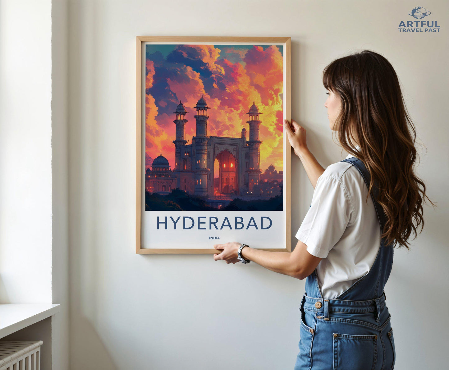 Hyderabad Poster | Telangana Wall Art | India Decor