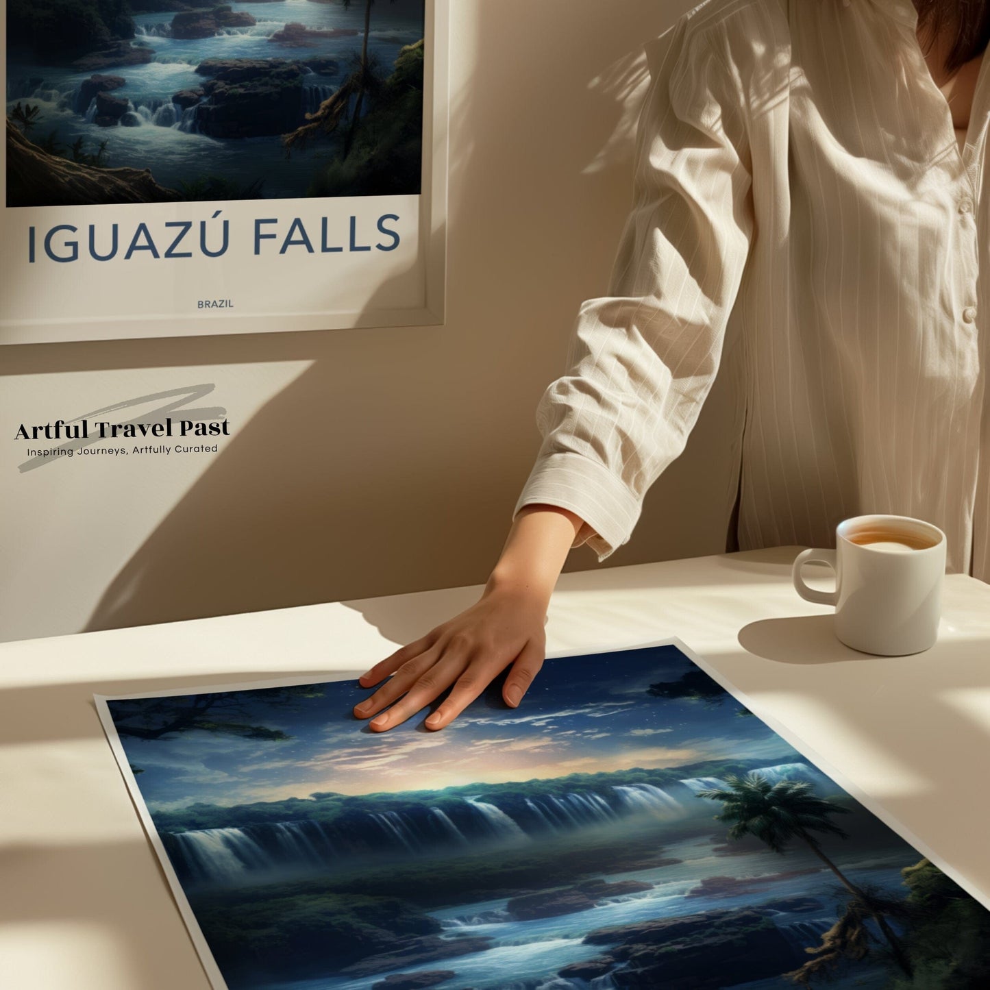 Iguazú Falls Poster | Brazil Wall Art | South America Decor