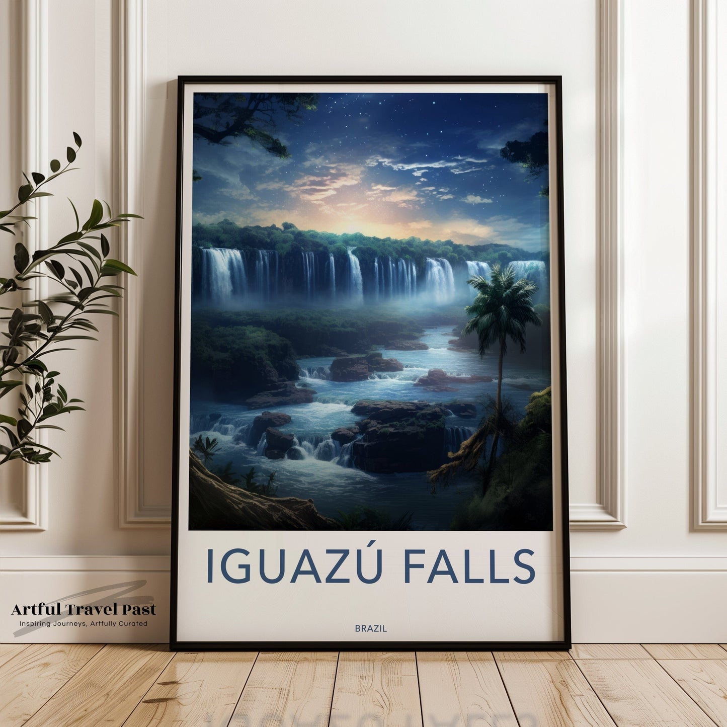Iguazú Falls Poster | Brazil Wall Art | South America Decor