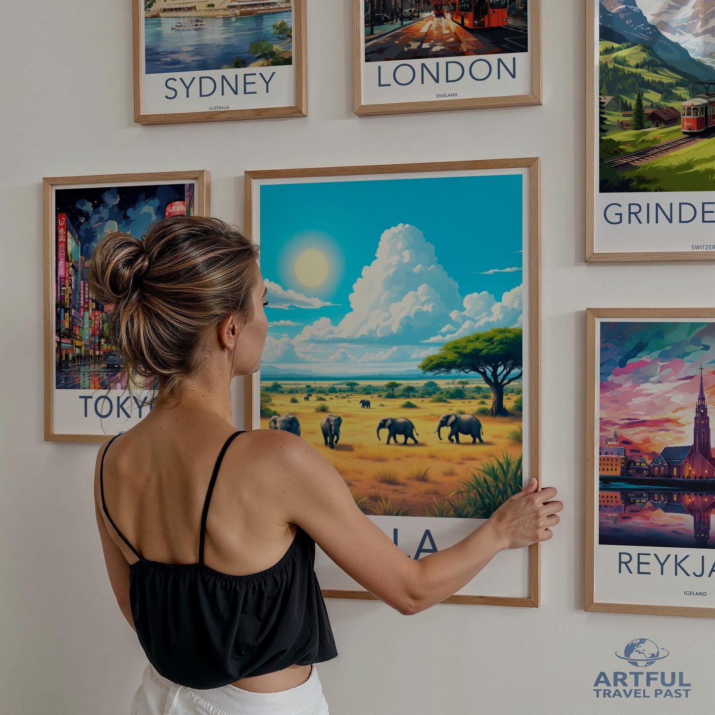 Travel Poster Wall Art, World City Prints, Skyline Landscape Art, Travel Decor, International Wall Prints, Travel Poster Collection