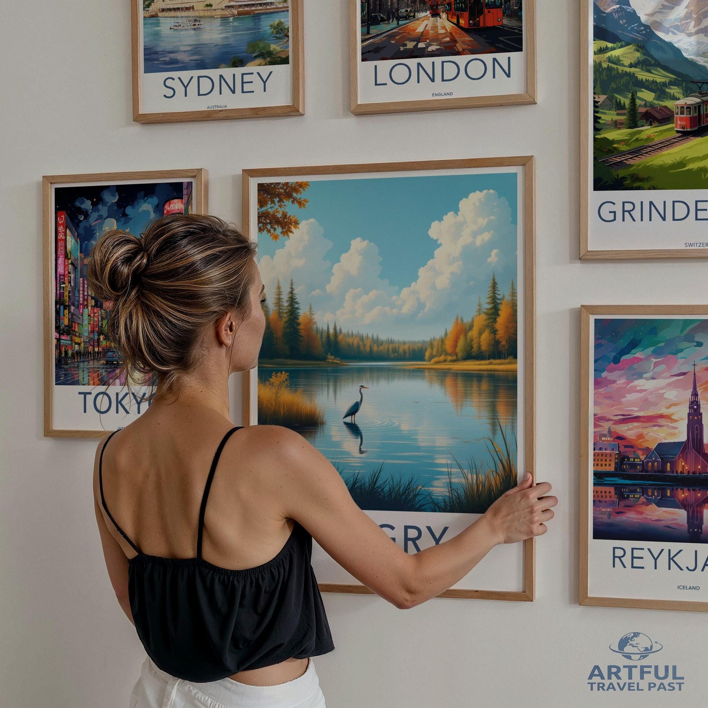 Wall Art Prints, Travel Poster Set, City Posters Collection, Home Decor, Modern Art Prints, Perfect Gift for Travelers Decor