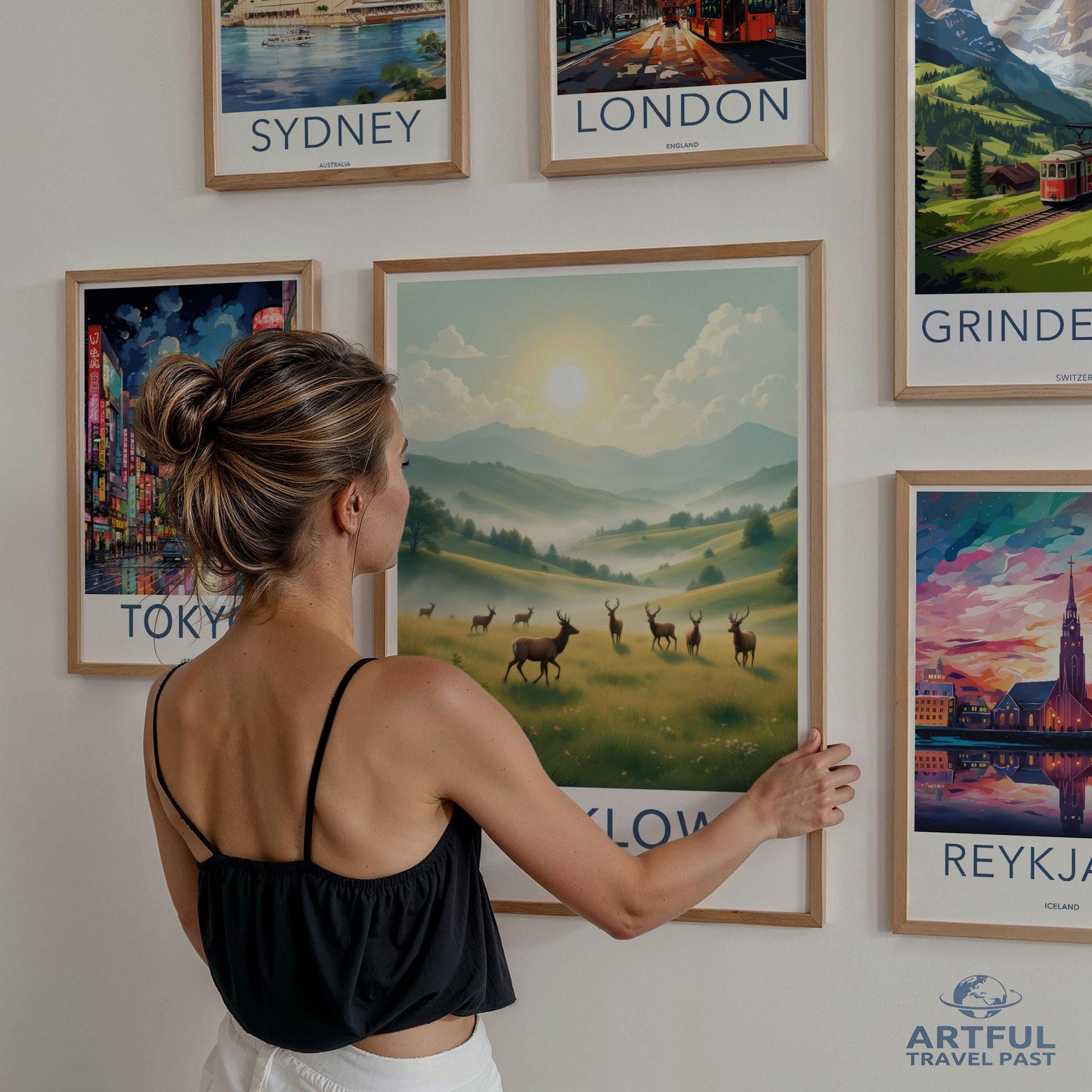 Scenic Travel Poster Prints, Nature Landscape Wall Art, City Travel Art Prints, Gallery Wall Decor, International Travel Posters