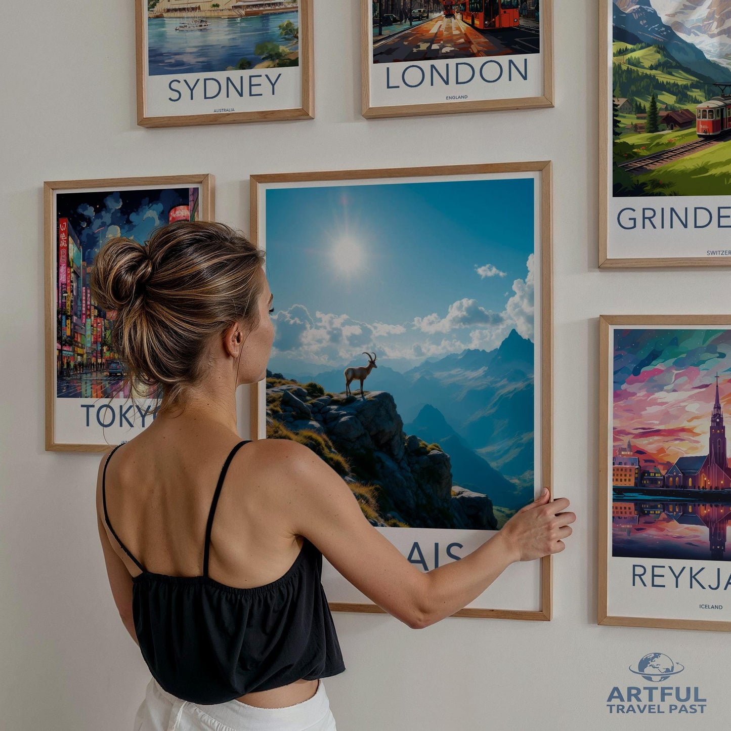 Travel Poster Wall Art, Vintage City Posters, International Destination Prints, Modern Home Decor, Unique Travel Gifts