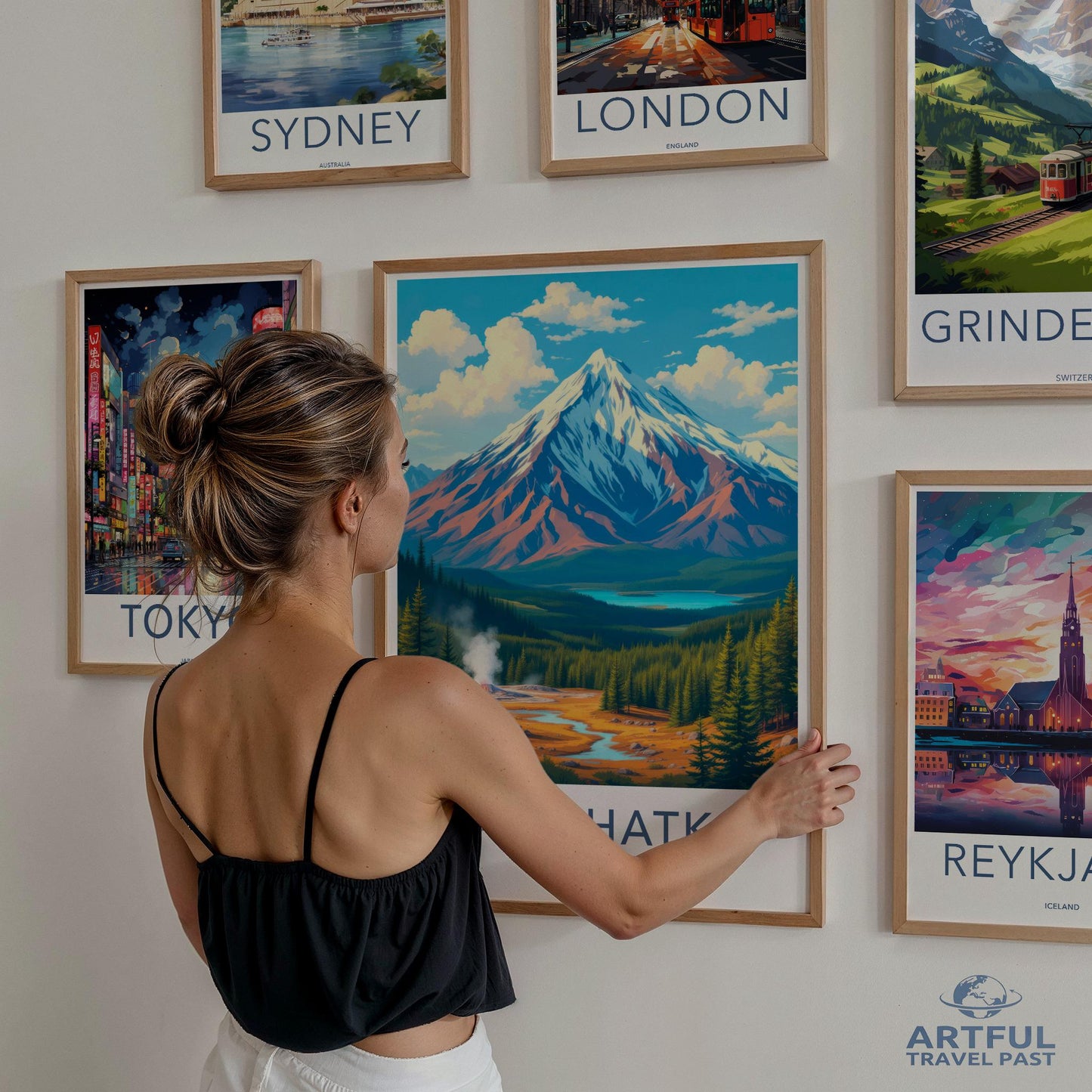 Travel Art Prints, Vintage City Posters, Wall Art Set, World Travel Decor, Famous Cities Artwork, Travel Wall Decor, Wanderlust Gifts