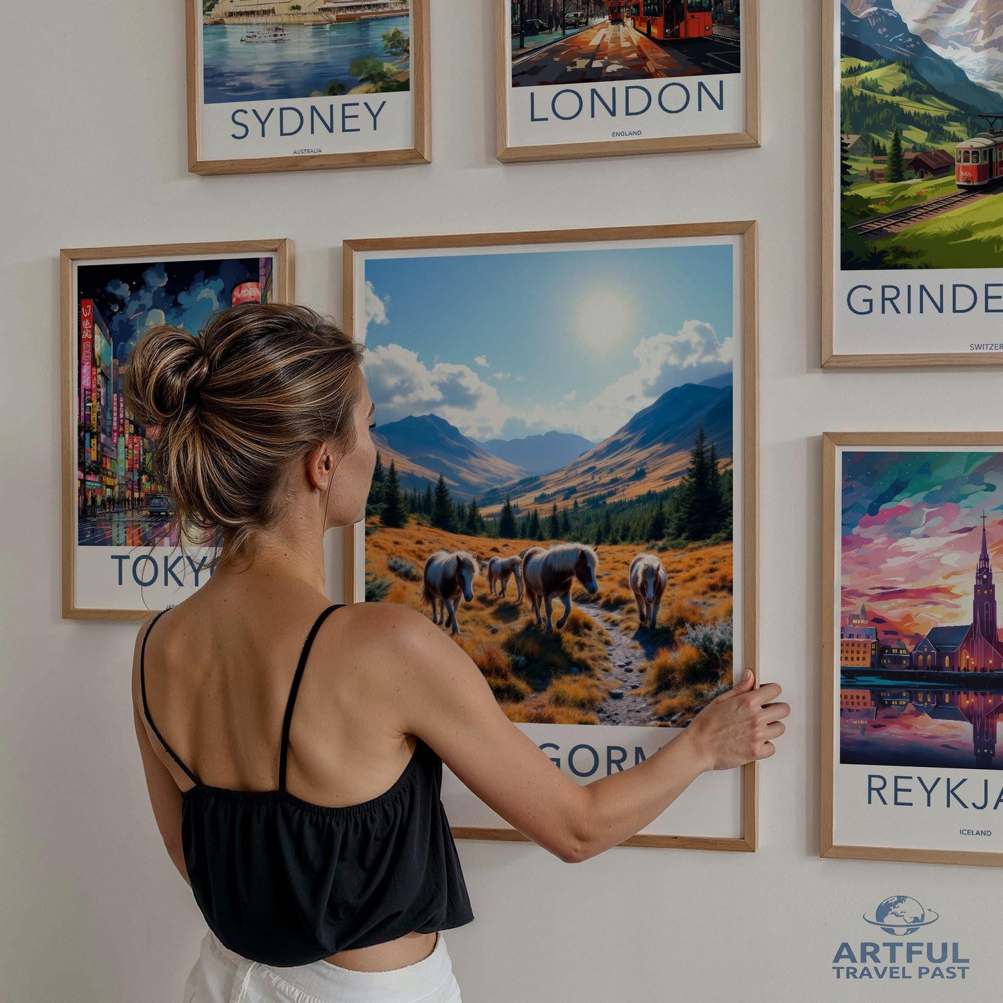 Travel Poster Collection, Scenic Art Prints, City Wall Decor, Wanderlust Artwork, Vintage Travel Posters, Home Decoration Ideas