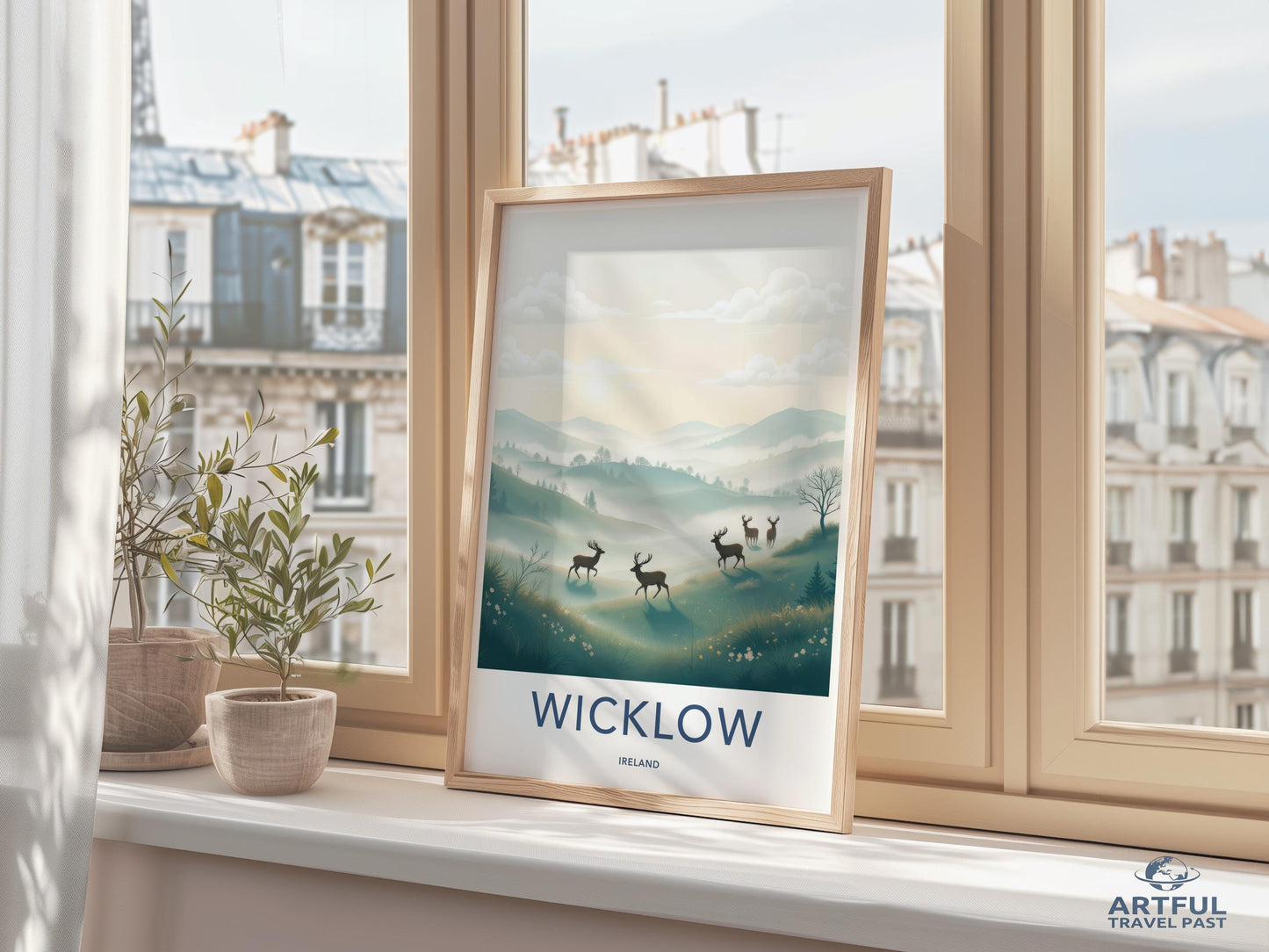 Wicklow Ireland Scenic Art Print, Wicklow Landscape Poster, Ireland Travel Wall Art, Nature Scene Decor, Home Wall Decoration