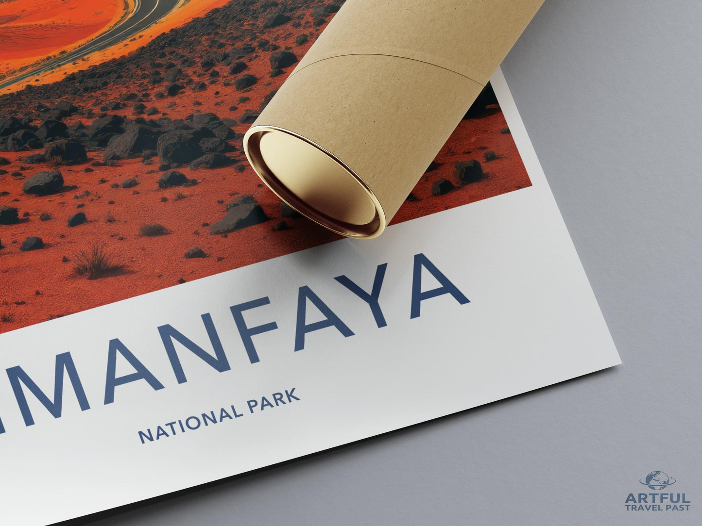 Timanfaya National Park Poster, Vintage National Park Art, Scenic Landscape Print, Wall Art Decor, Travel Photography