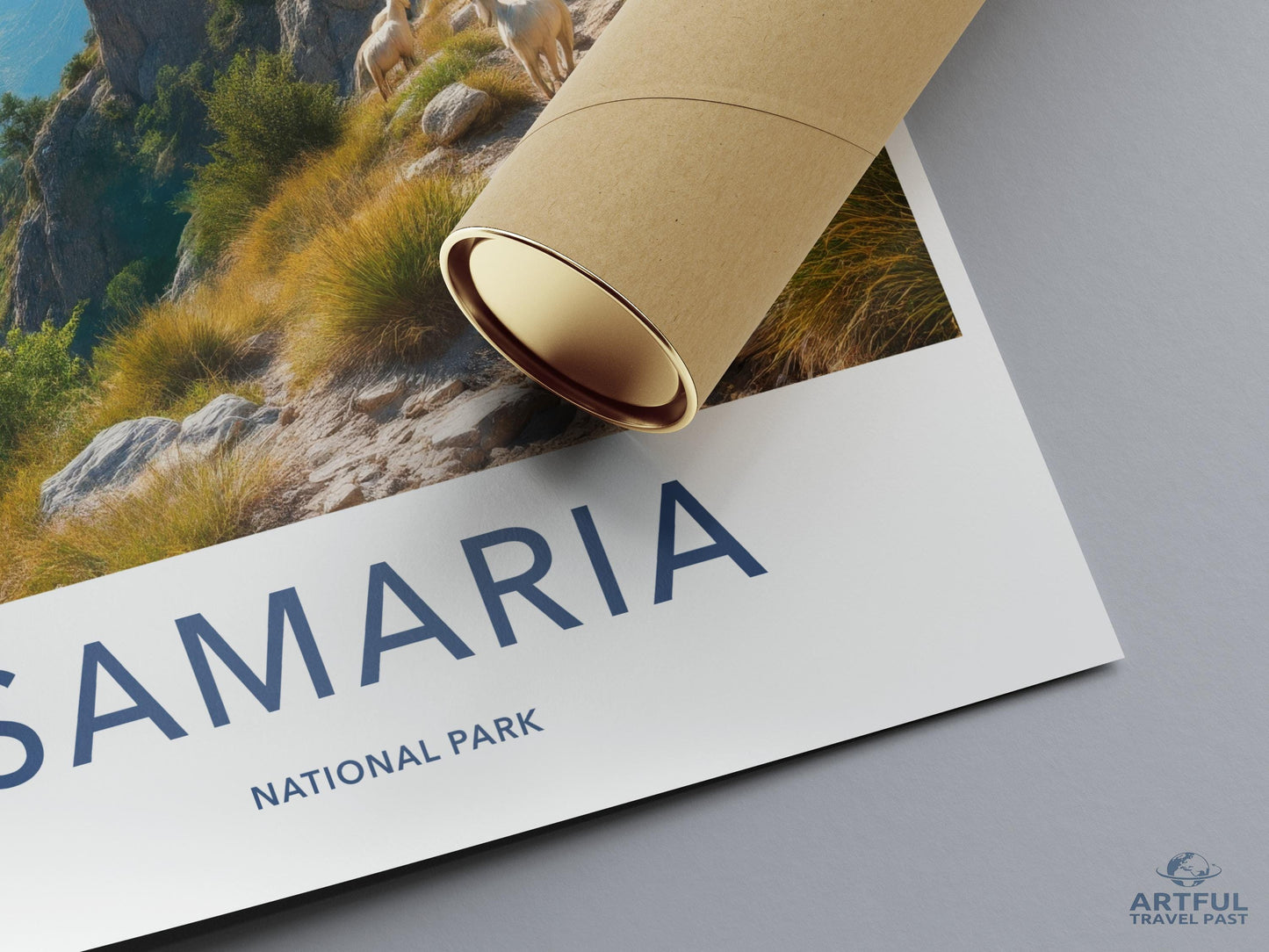 Samaria National Park Poster, Scenic Travel Print, Wall Art, Nature Photography, Home Decor, Adventure Landscape, Unframed