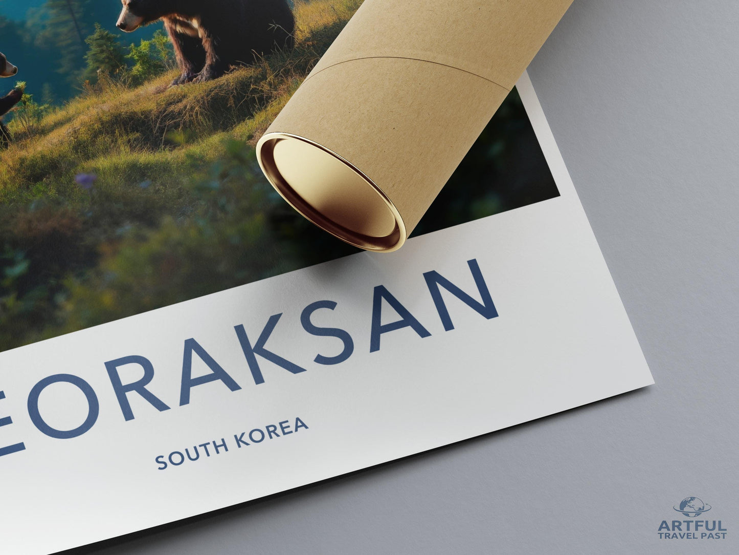 Seoraksan South Korea travel print, Nature landscape wall art, National park poster, Adventure lover gift, Modern home decor