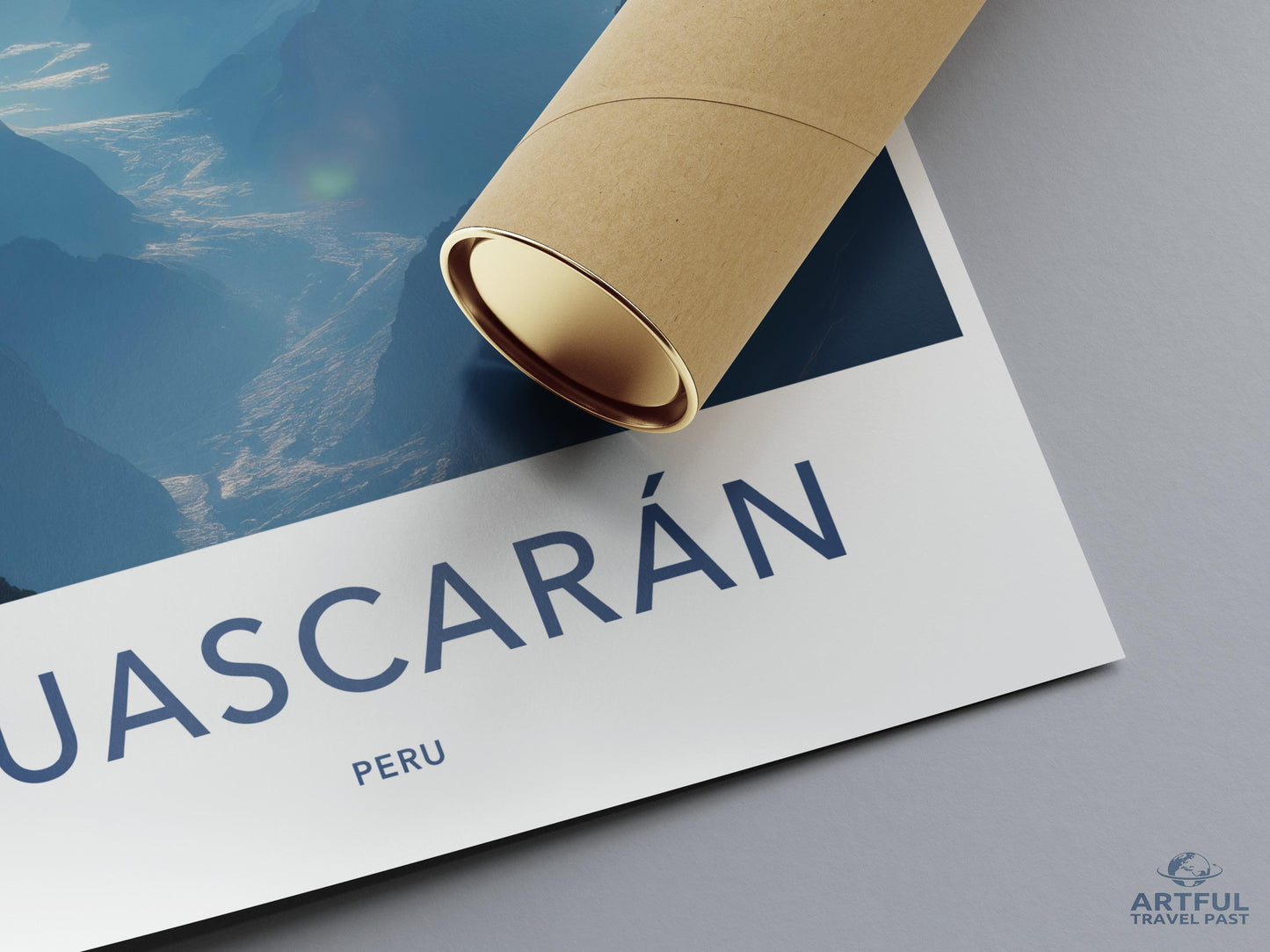 Huascaran Peru Travel Poster, Modern Wall Art, Nature Landscape Print, Travel Photography Decor, Home Office Decoration