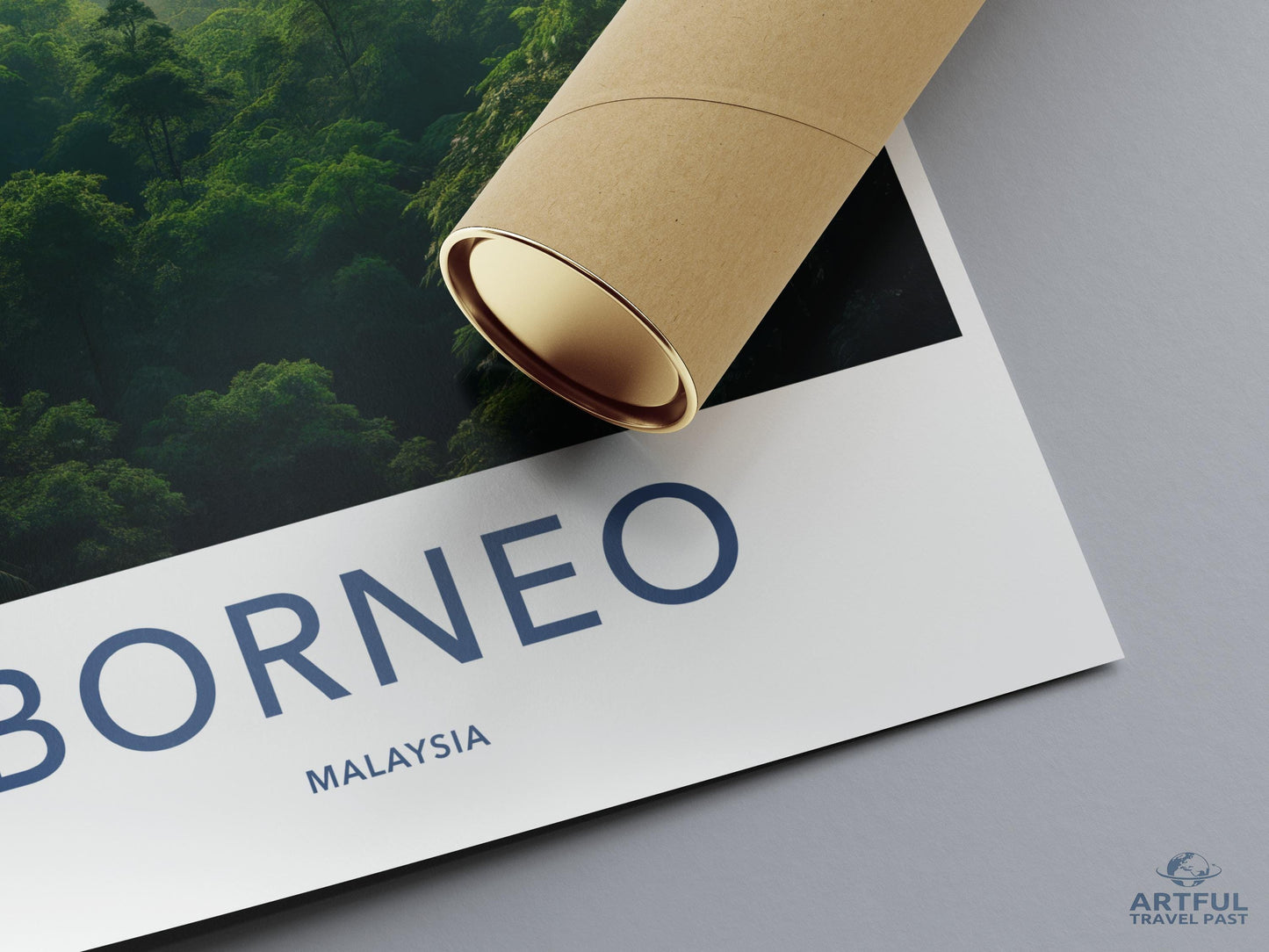 Borneo Travel Poster, Malaysia Wall Art, Scenic Landscape Print, Nature Photography Decor, Adventure Travel Artwork, Jungle Art