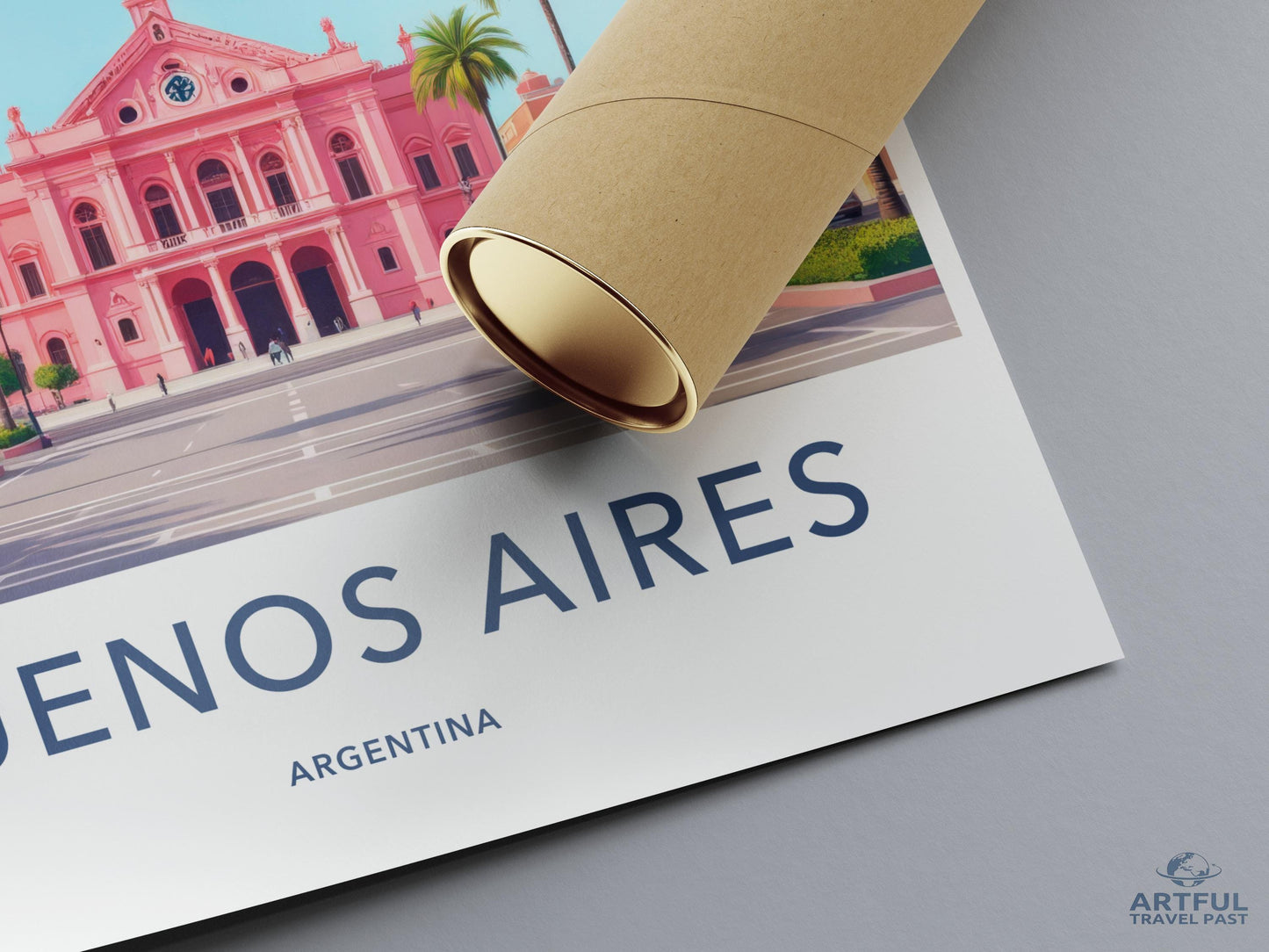 Buenos Aires Travel Poster, Argentina Wall Art, Vintage City Print, Colorful Decor, Artful Souvenir, Vibrant Tourism Artwork