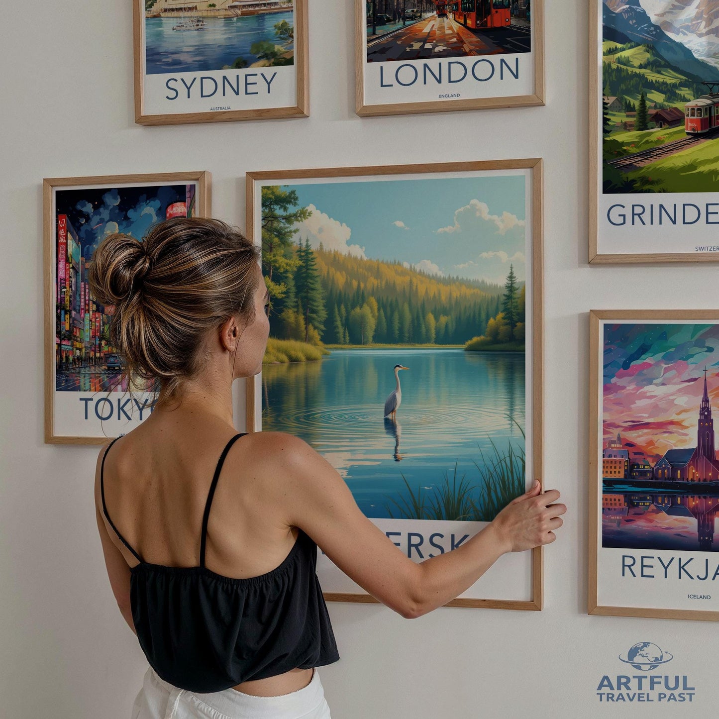 Travel Poster Set, City Wall Art, Modern Home Decor, Artistic Prints, Travel Destination Posters, Gallery Wall Art, Global Cities