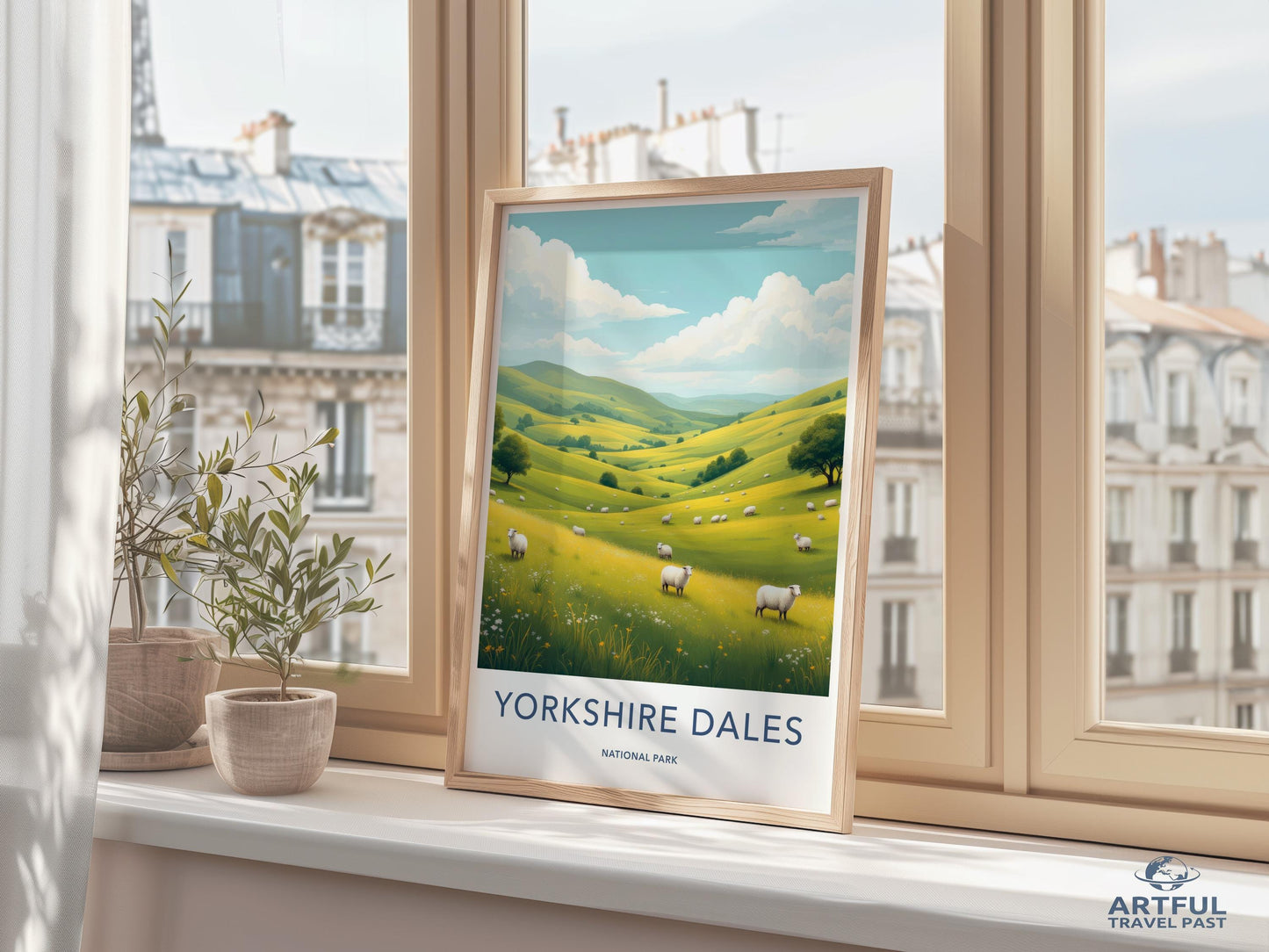 Yorkshire Dales National Park Poster, Scenic Wall Art, Countryside Landscape Print, Nature Decor, Home Office Decoration, Gift Idea