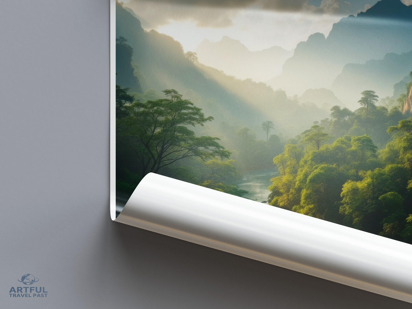 Scenic Landscape Wall Art, Nature Photography Print, Mountain Forest Decor, Travel Poster, Nature Inspired Home Decor