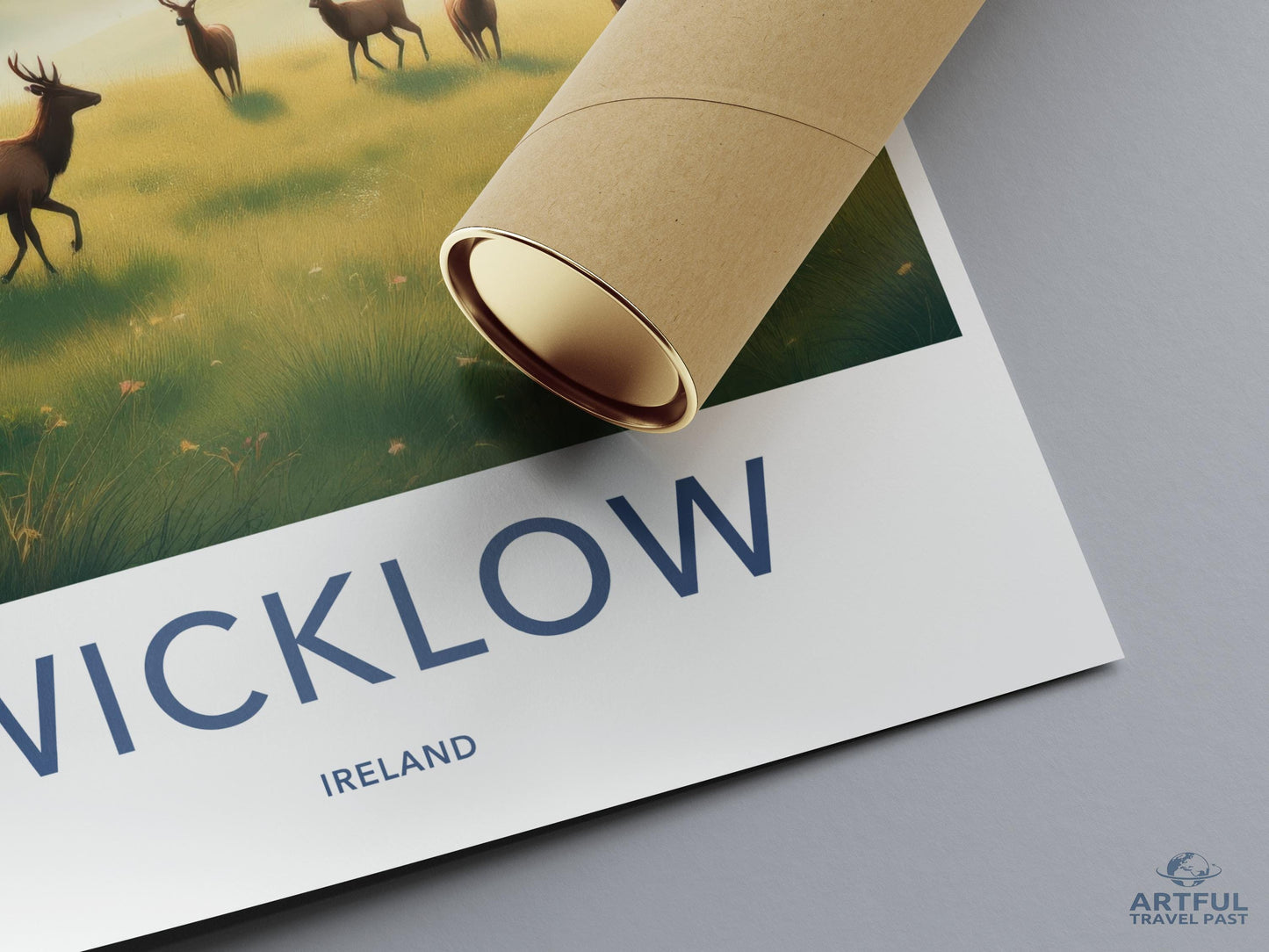 Wicklow Ireland Poster Art Print, Scenic Landscape Wall Decor, Travel Themed Home Office Decoration, Nature Wildlife Gifts