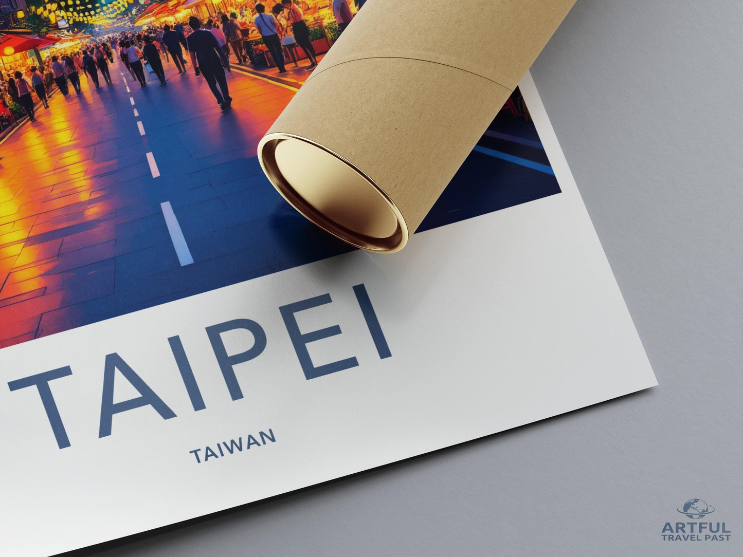 Taipei Taiwan Travel Poster, Cityscape Wall Art, Travel Photography Print, Vibrant City Decor, Scenic Urban Landscape