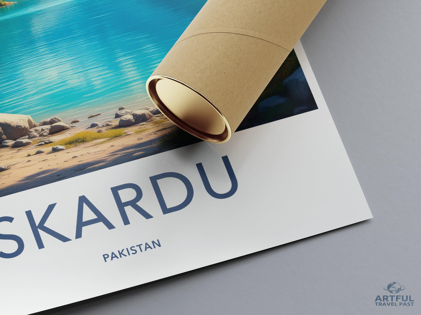 Skardu Travel Poster, Scenic Wall Art, Home Decor, Landscape Print, Adventure Art, Nature Decor, Mountain Poster, Travel Lover Gift