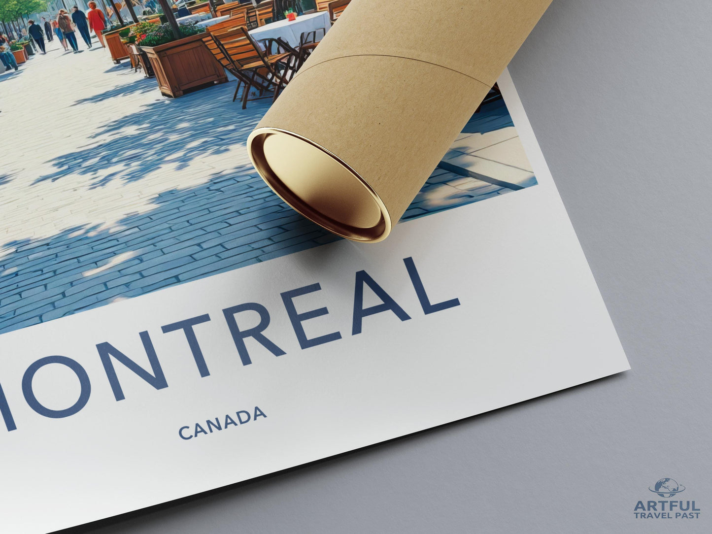 Montreal Canada Travel Poster, Vintage City Art Print, Wall Decor, Retro Montreal Map, Cityscape Illustration, Collectible Artwork