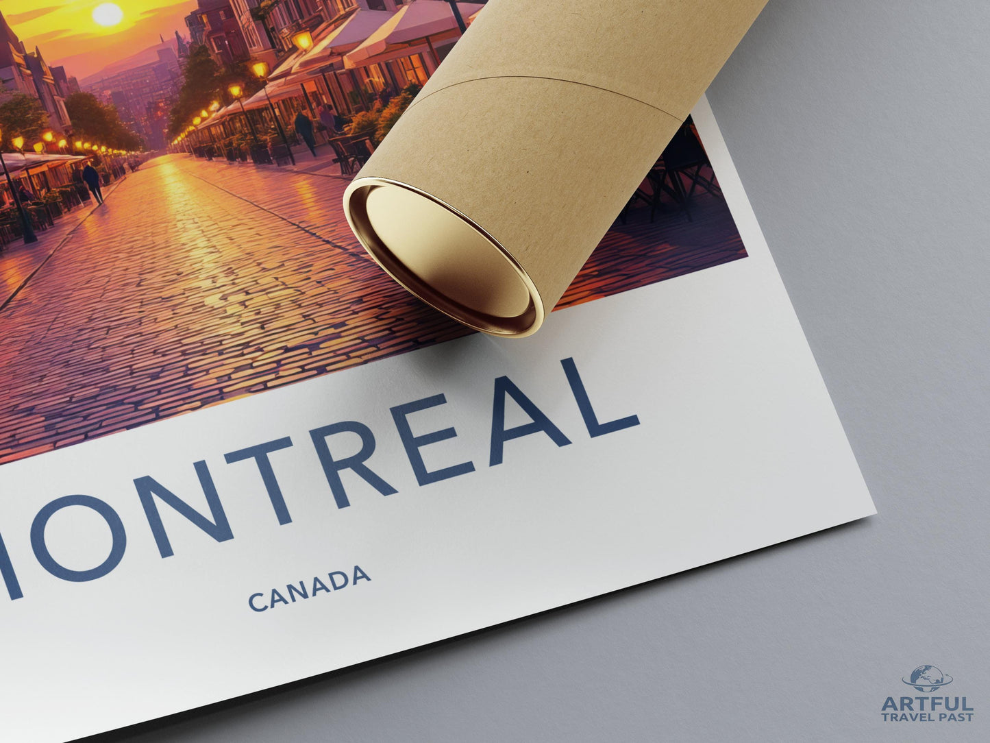 Montreal Cityscape Art Print, Travel Poster, Canada Wall Decor, Vibrant Street View, Urban Photography, Home Office Decor