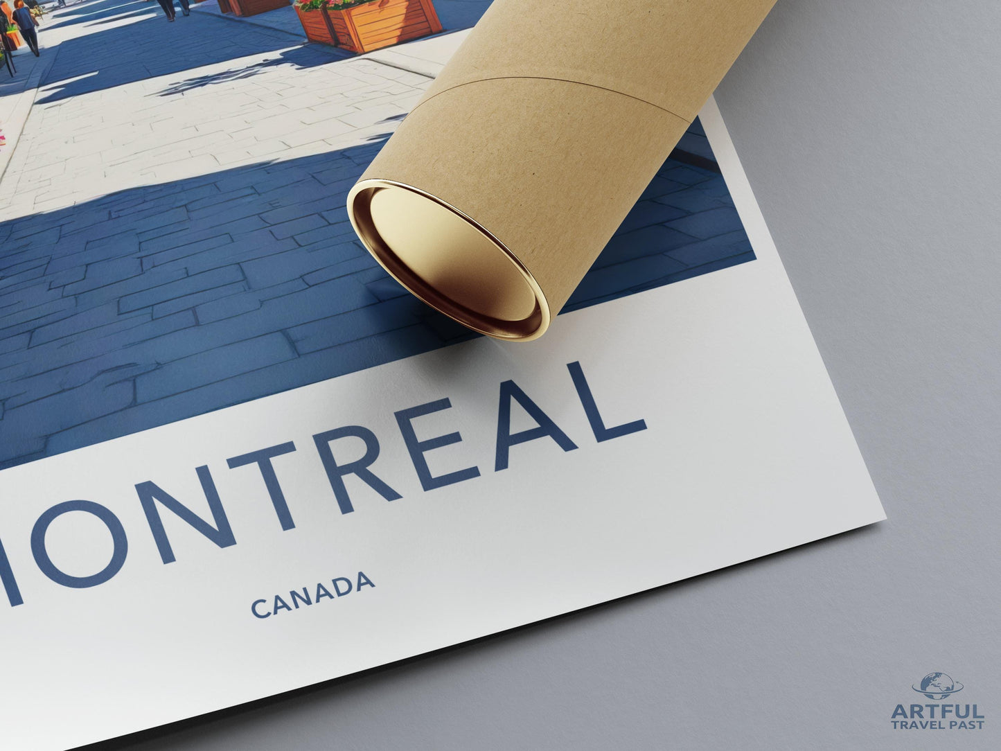 Montreal City Poster Print, Travel Wall Art, Canada Landscape Decor, Urban Street View, Home Office Decoration, Modern Art Print
