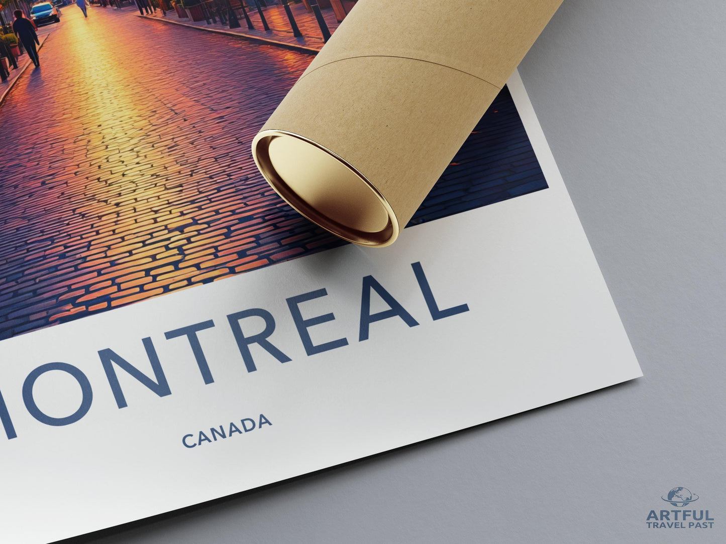 Montreal Art Print, Cityscape Wall Decor, Travel Poster, Canada Souvenir, Urban Landscape Artwork, Office Home Decoration