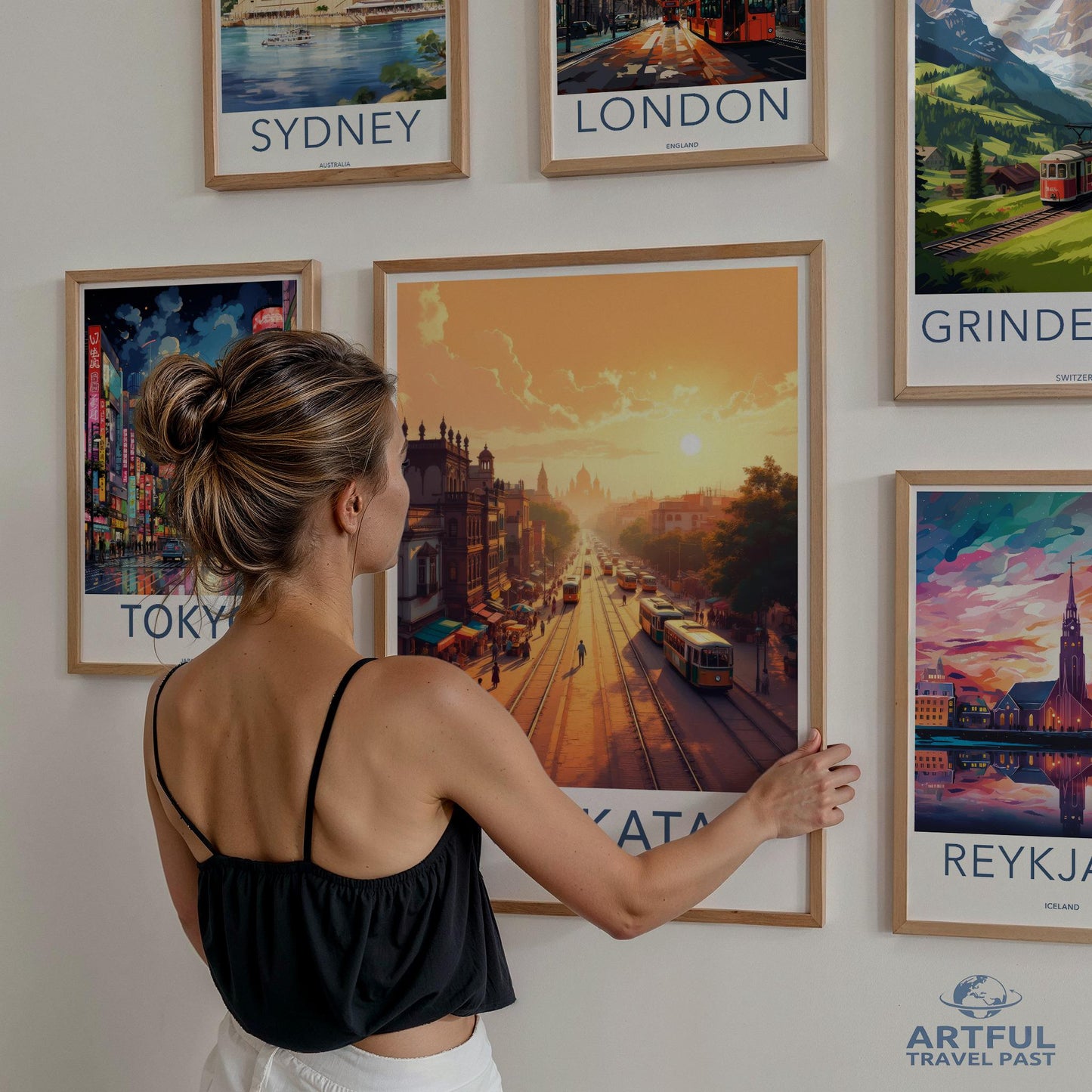 Vintage Travel Posters, Cityscape Wall Art, International City Prints, Retro Travel Decor, Global Destinations Art, Wanderlust Posters