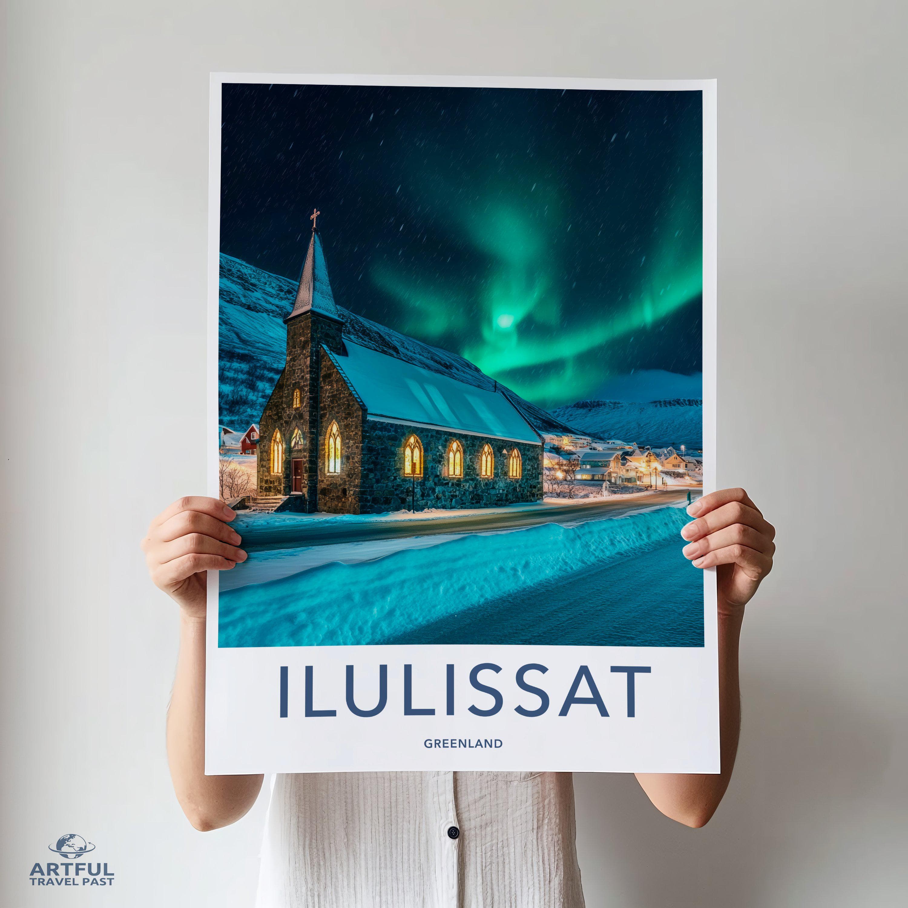 Ilulissat Poster - Greenland Wall Art