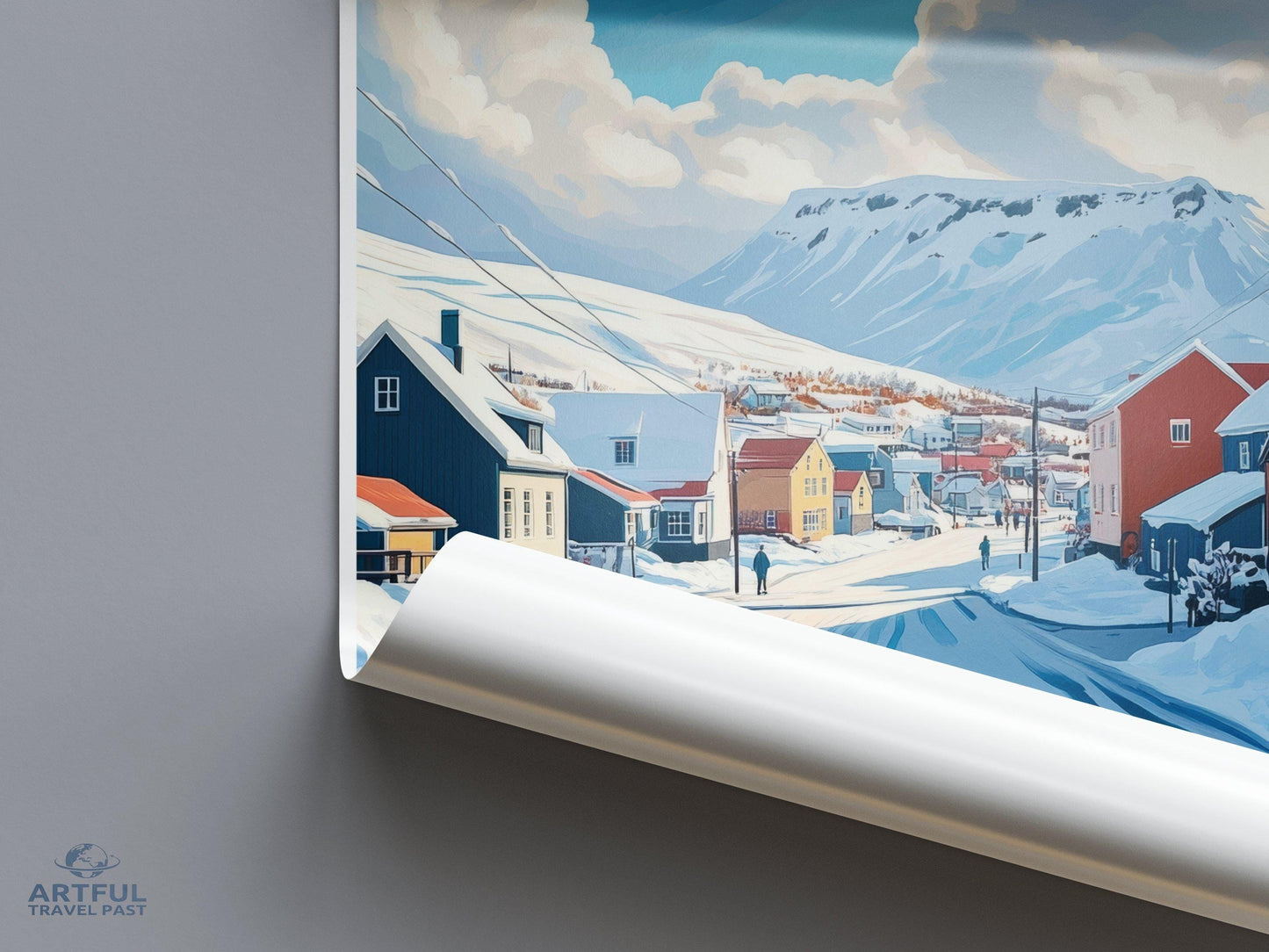Ilulissat Poster | Greenland Wall Art | Arctic Decor