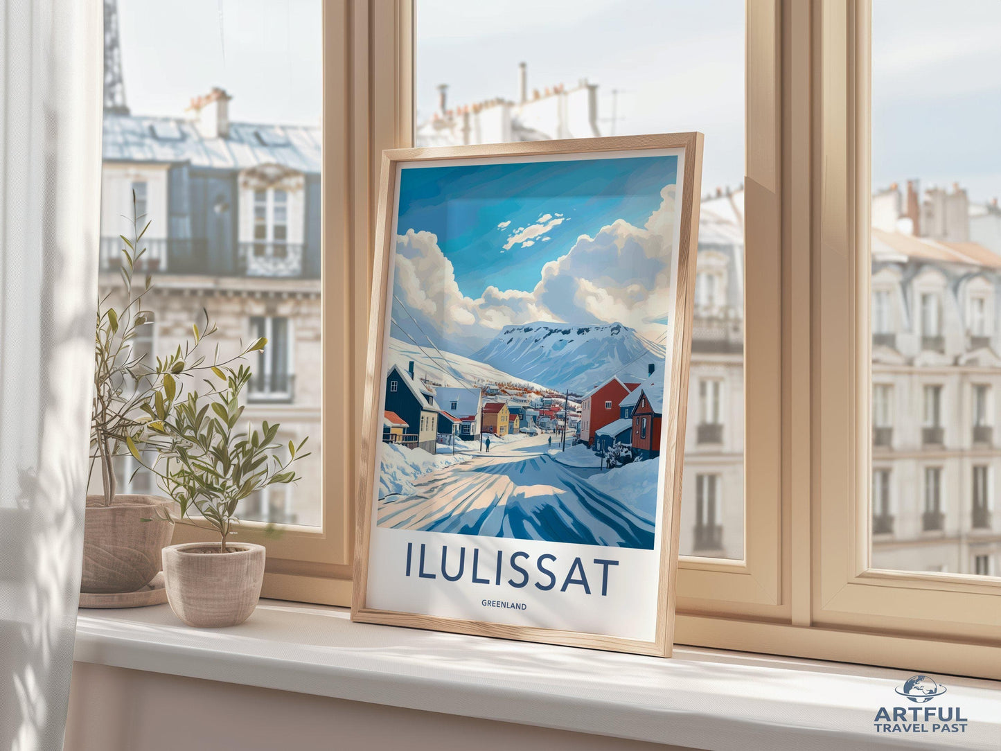 Ilulissat Poster | Greenland Wall Art | Arctic Decor