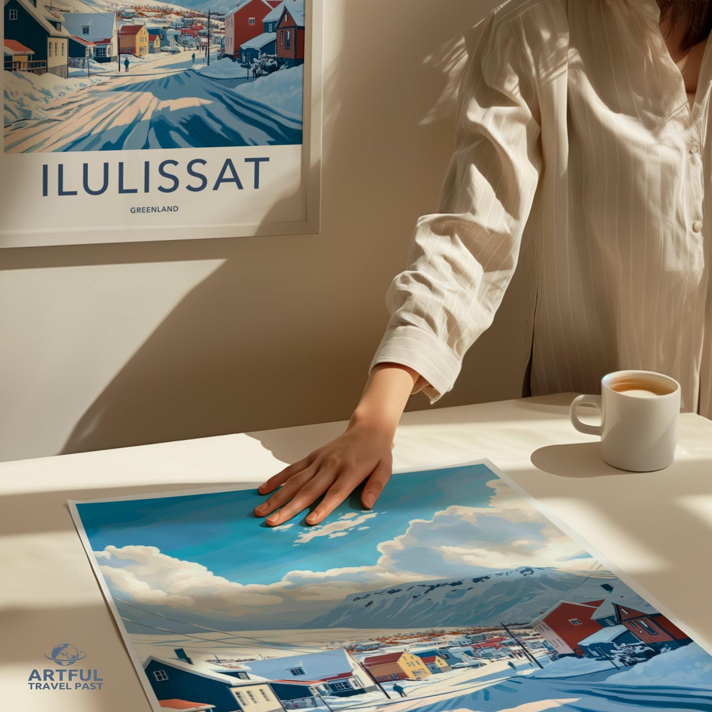 Ilulissat Poster | Greenland Wall Art | Arctic Decor