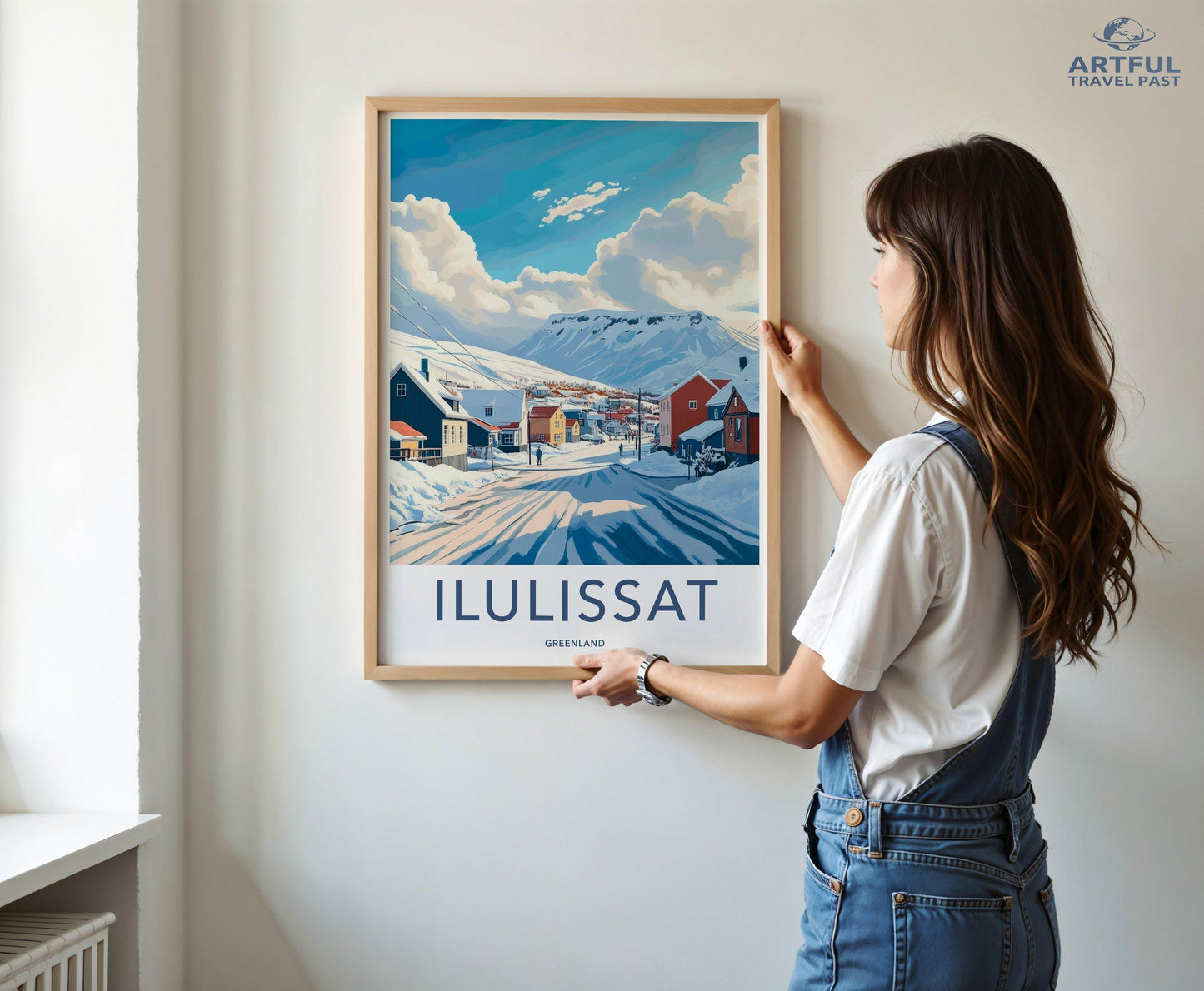 Ilulissat Poster | Greenland Wall Art | Arctic Decor