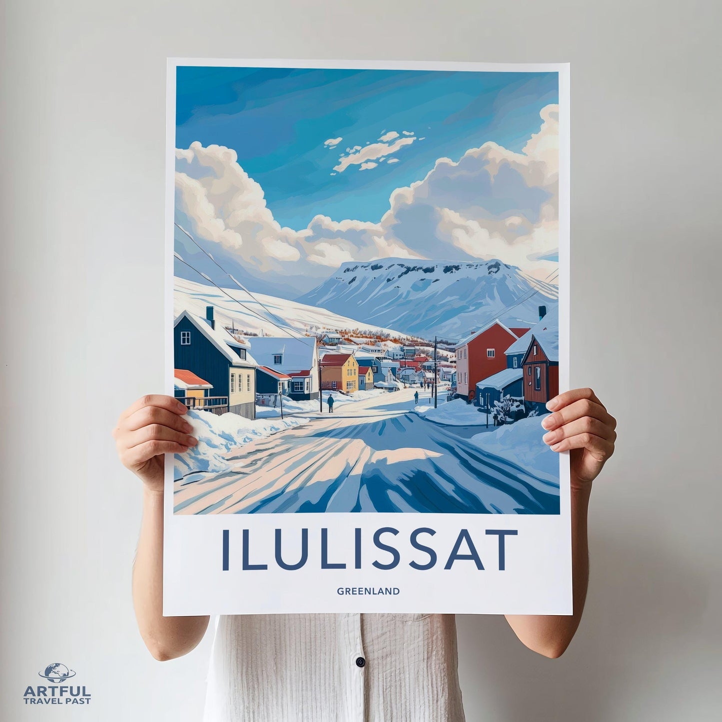 Ilulissat Poster | Greenland Wall Art | Arctic Decor