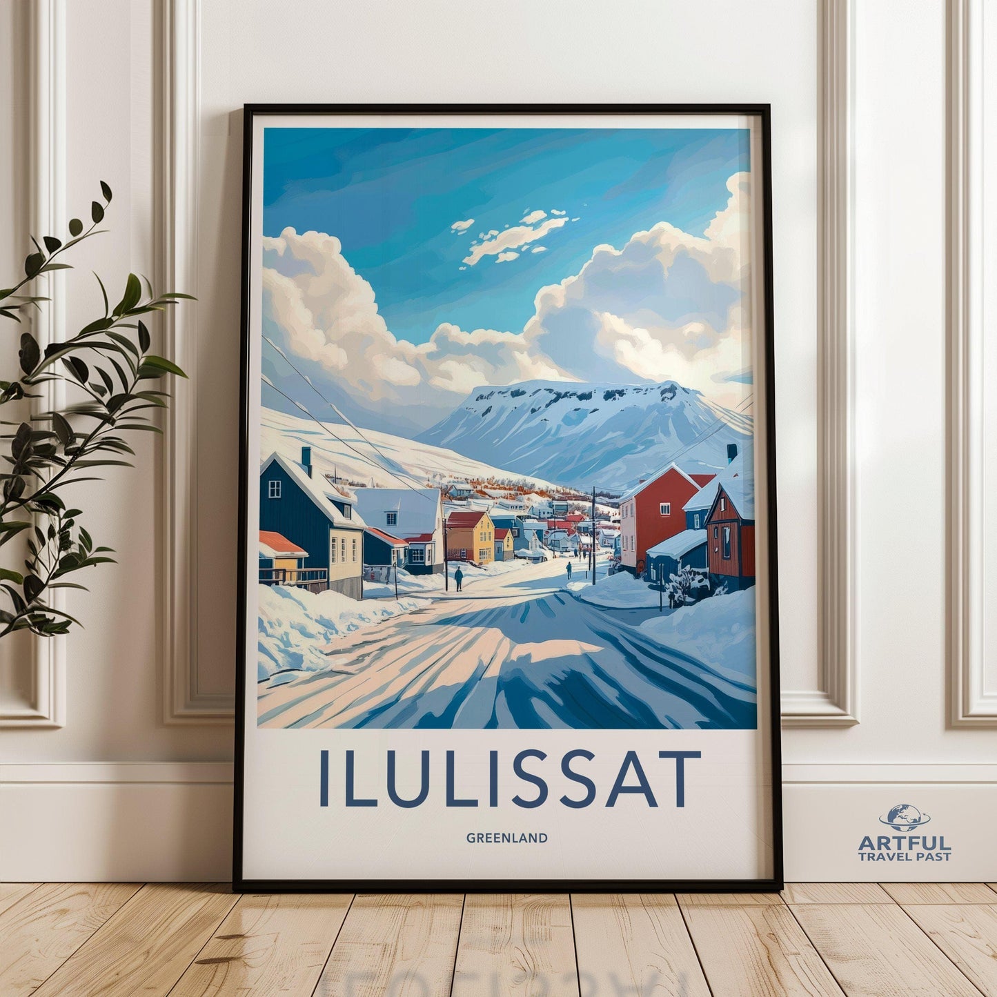 Ilulissat Poster | Greenland Wall Art | Arctic Decor
