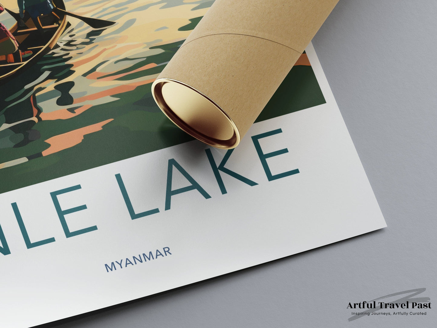 Inle Lake Poster - Myanmar Wall Artr