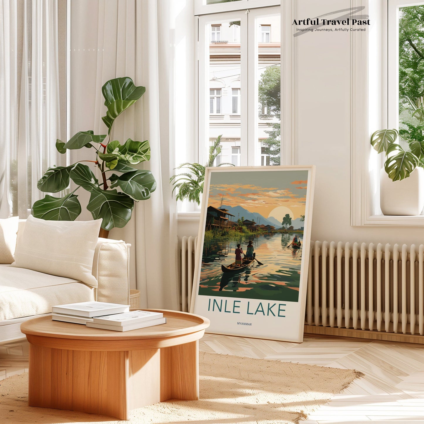 Inle Lake Poster - Myanmar Wall Artr