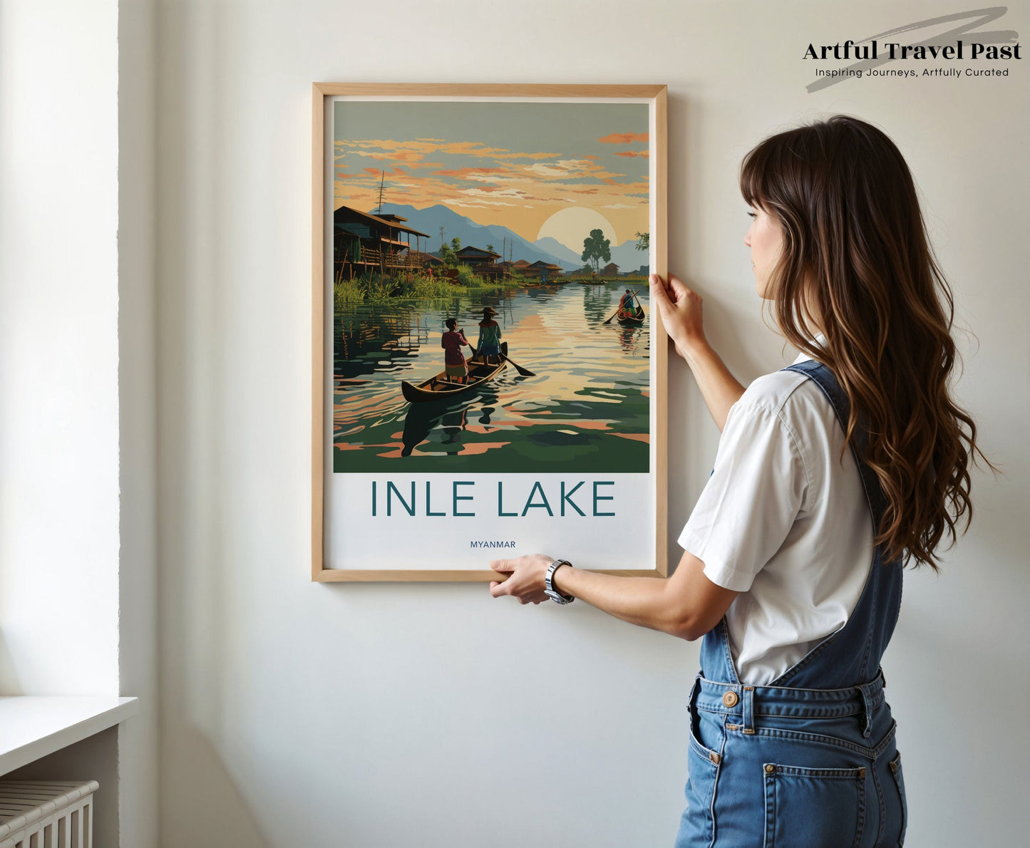 Inle Lake Poster - Myanmar Wall Artr