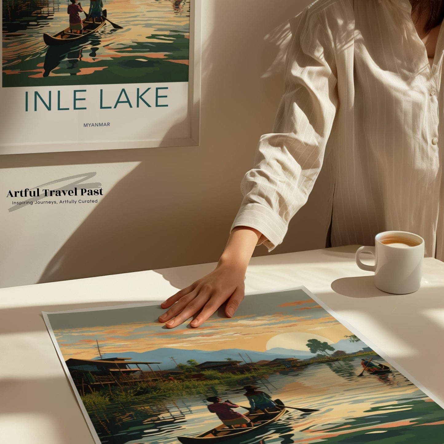 Inle Lake Poster - Myanmar Wall Artr