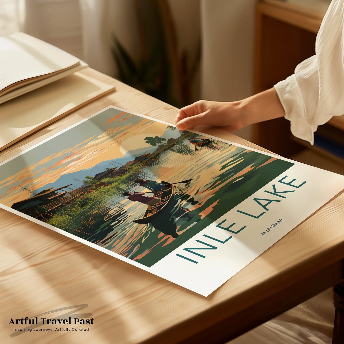 Inle Lake Poster - Myanmar Wall Artr