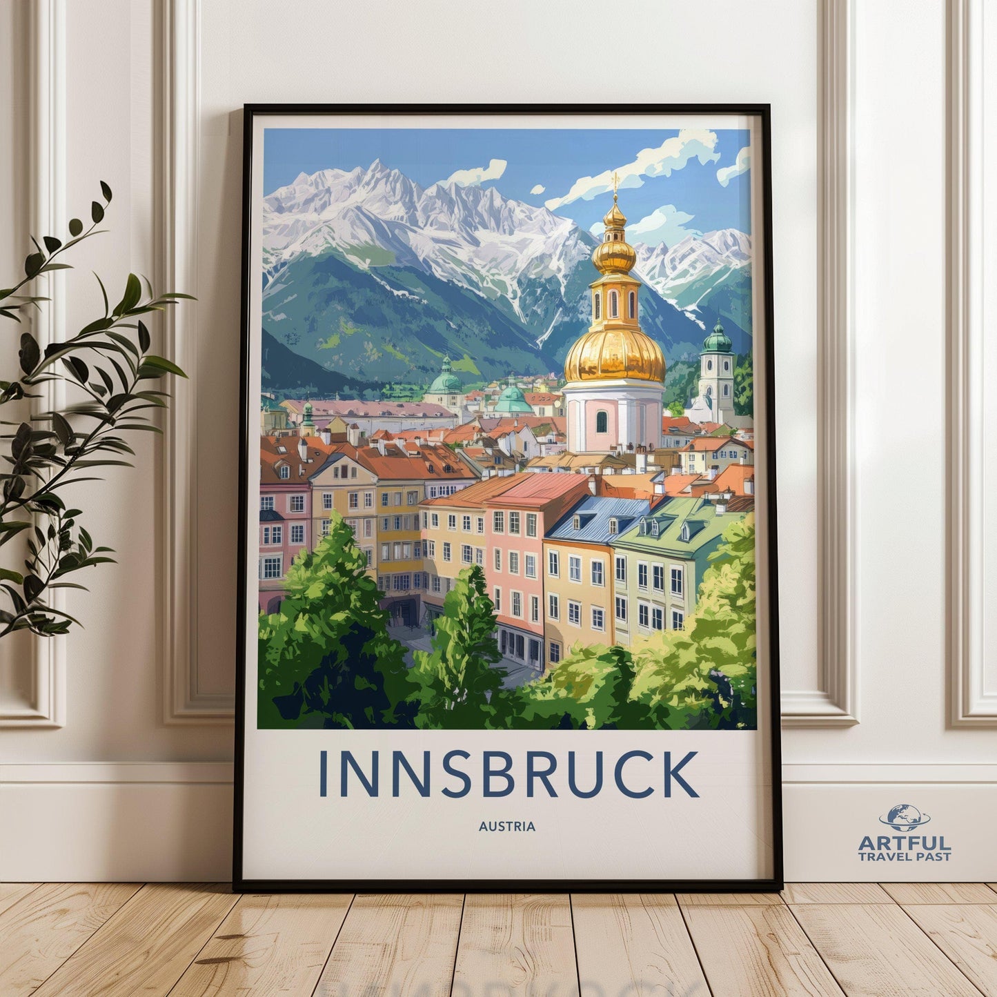 Innsbruck Poster - Austria Wall Art