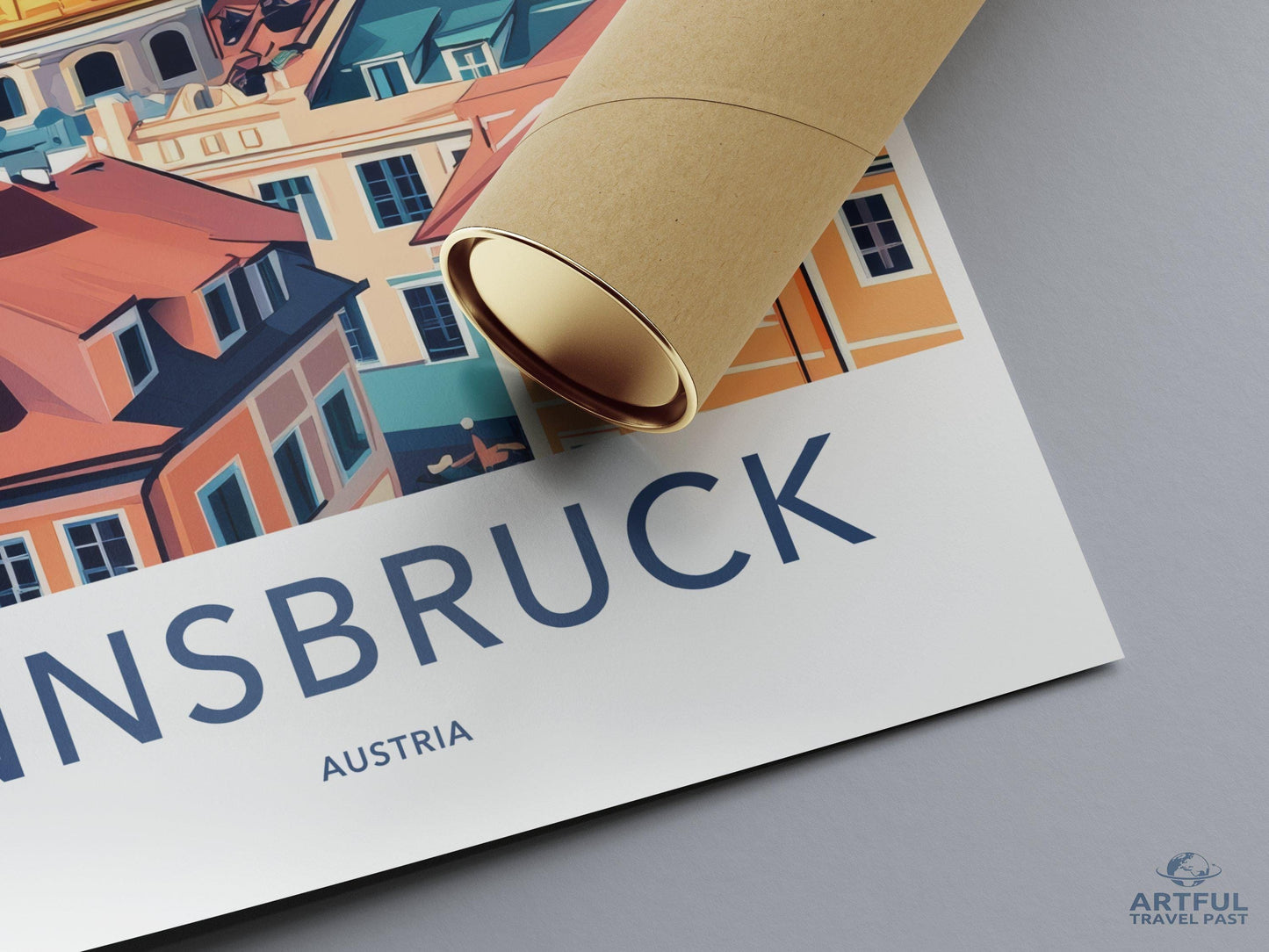 Innsbruck Poster | Austria Wall Art | Europe Decor